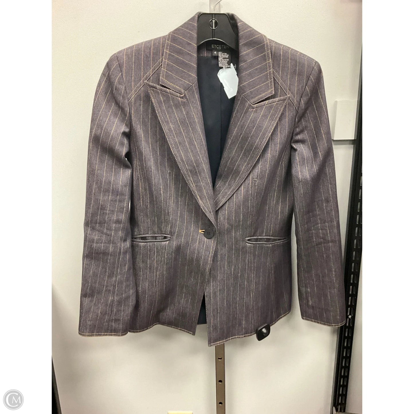 Blazer By Etcetra In Striped Pattern, Size: 4