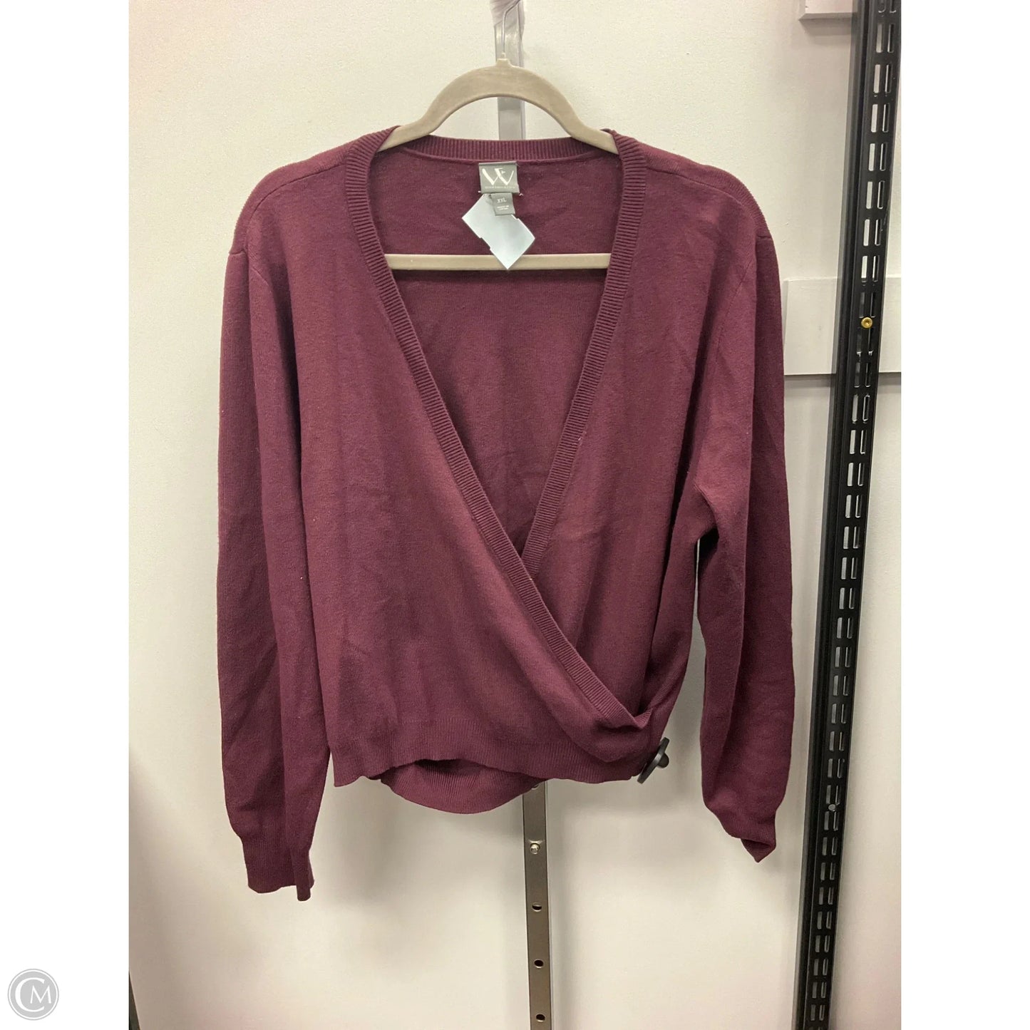 Sweater By Worthington In Purple, Size: Xxl
