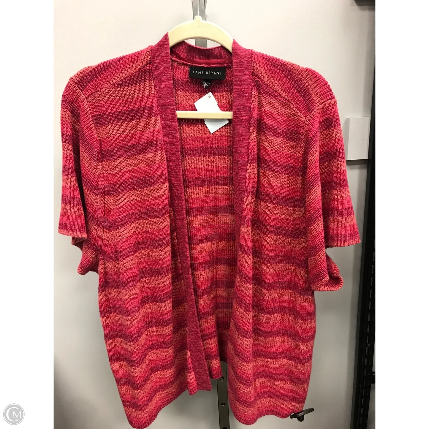 Sweater Short Sleeve By Lane Bryant In Striped Pattern, Size: 3x