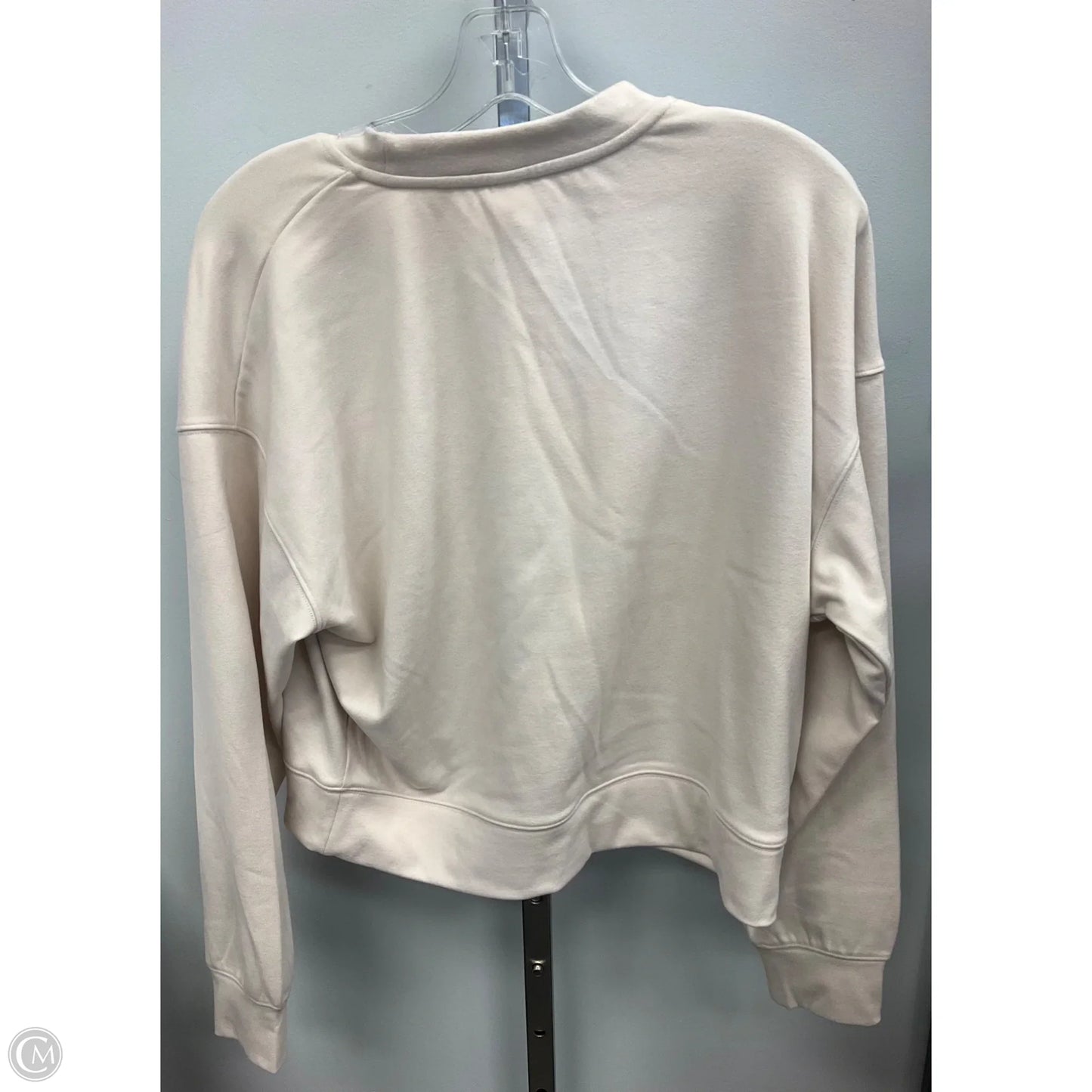 Top Long Sleeve By 90 Degrees By Reflex In Cream, Size: M
