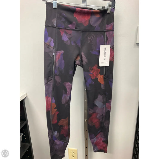 Athletic Leggings By Athleta In Floral Print, Size: M