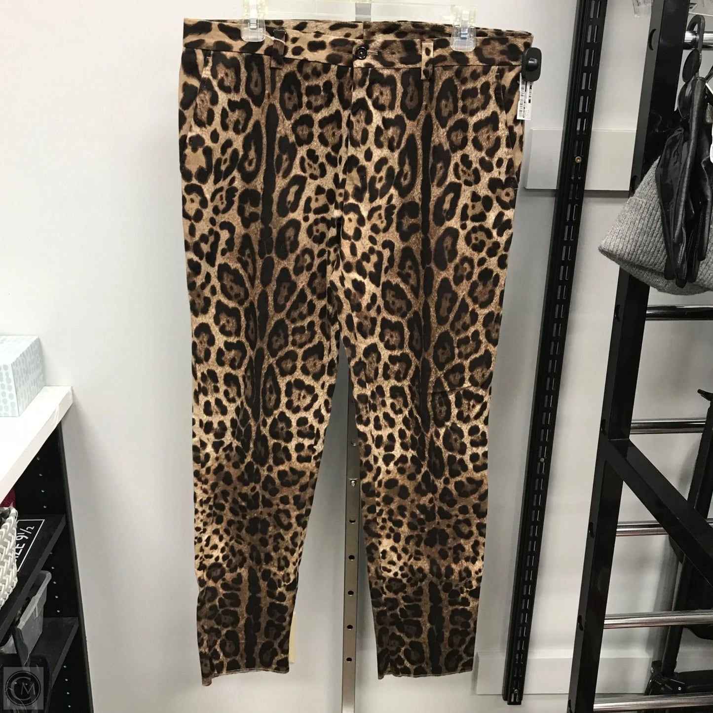 Pants Luxury Designer By Dolce And Gabbana In Animal Print, Size: 14