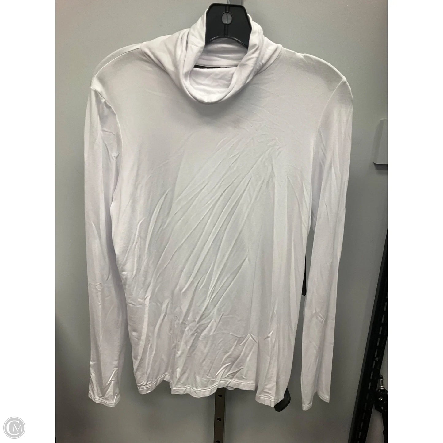 Top Long Sleeve By Tahari In White, Size: L