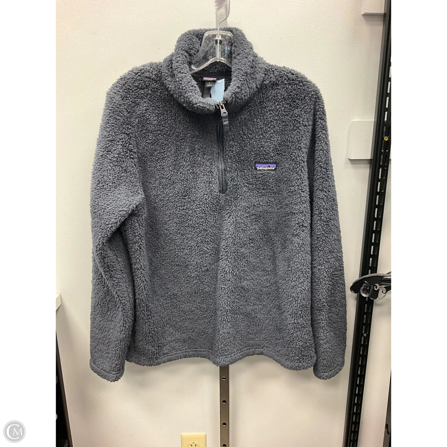 Jacket Fleece By Patagonia In Blue, Size: L