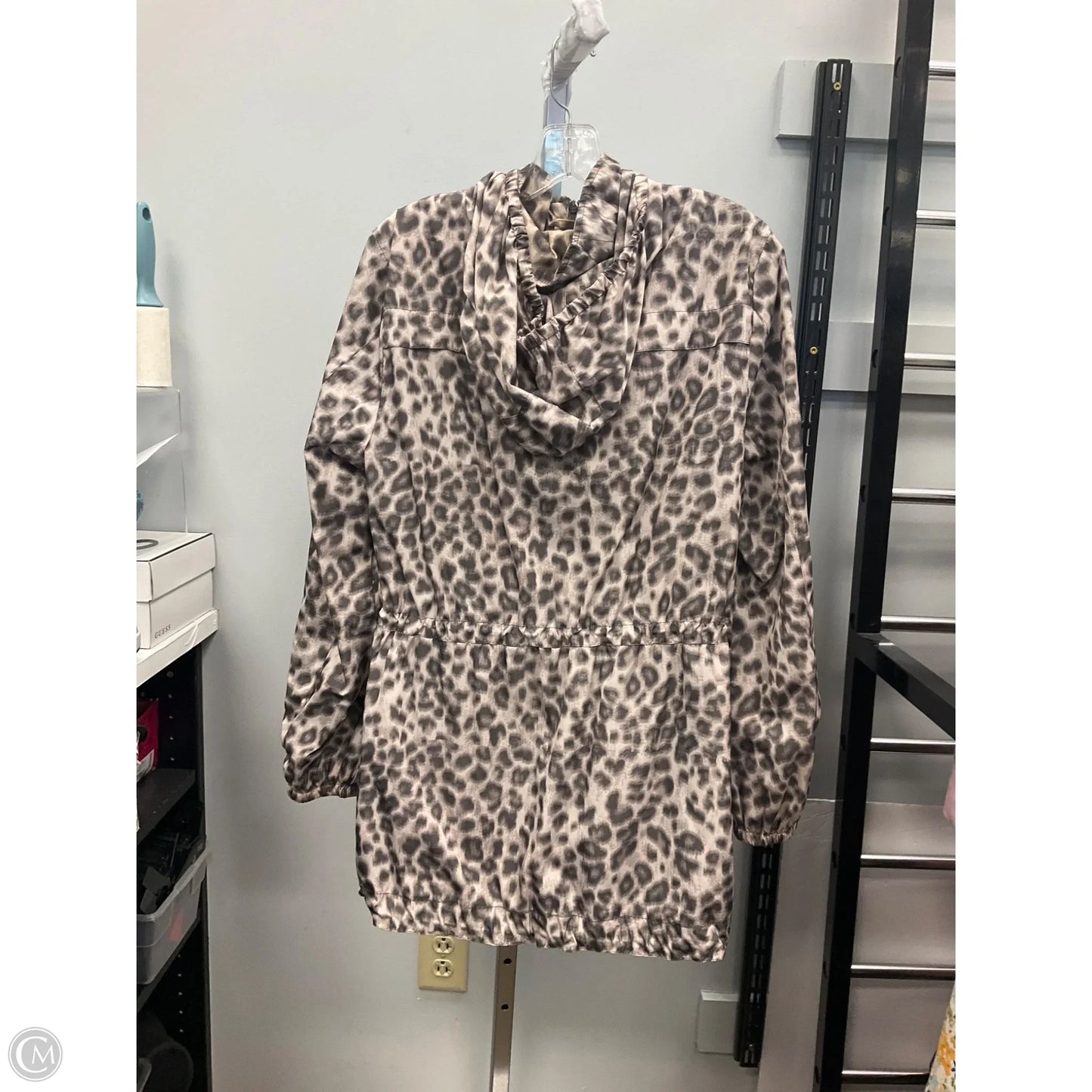 Coat Raincoat By Hawke & Co In Animal Print, Size: L