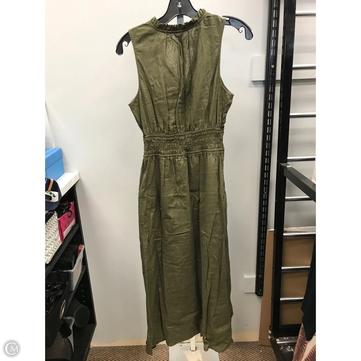Dress Casual Midi By Gap In Green, Size: S