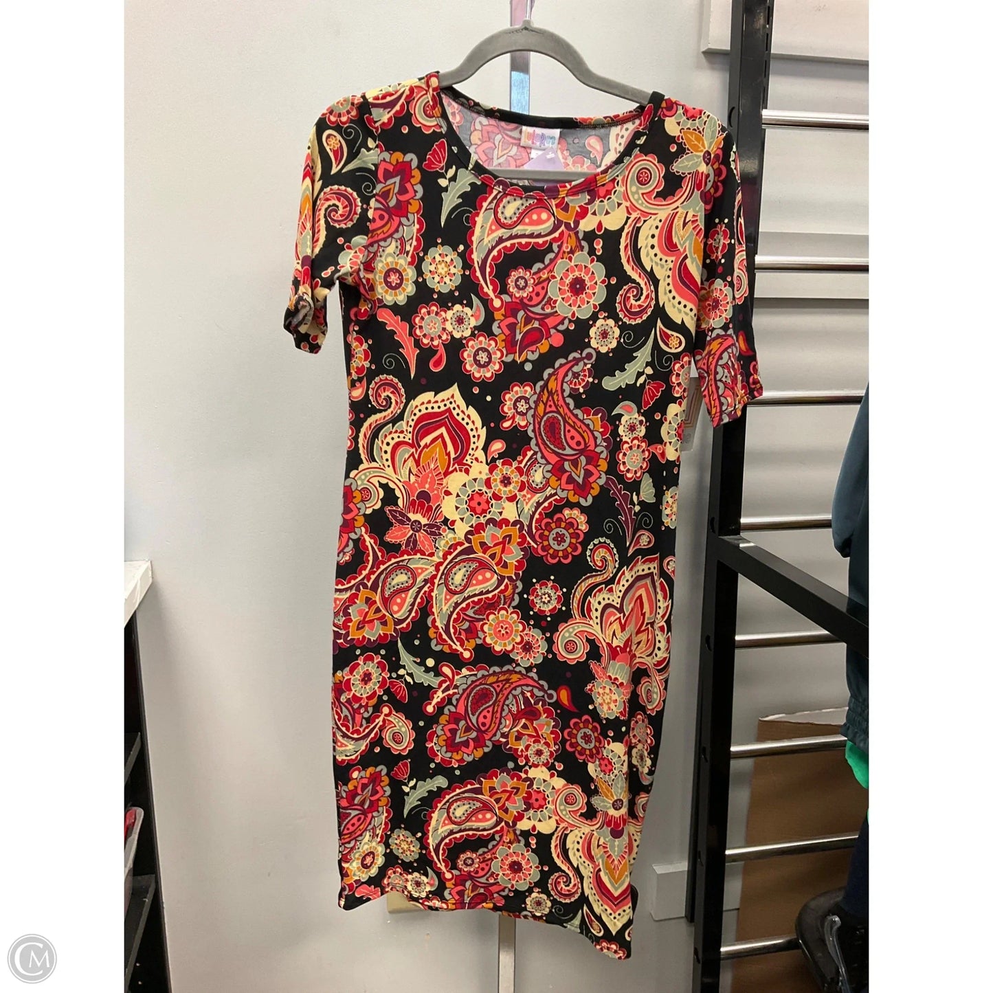 Dress Casual Short By Lularoe In Paisley Print, Size: S