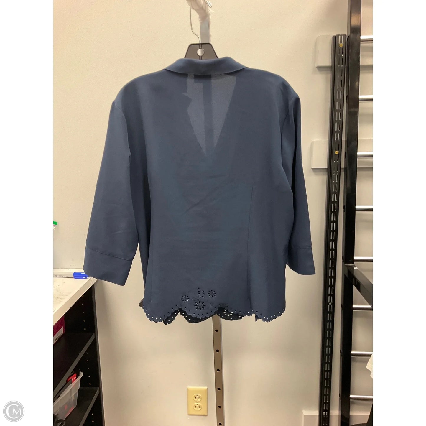 Top Short Sleeve By Covington In Navy, Size: Xl