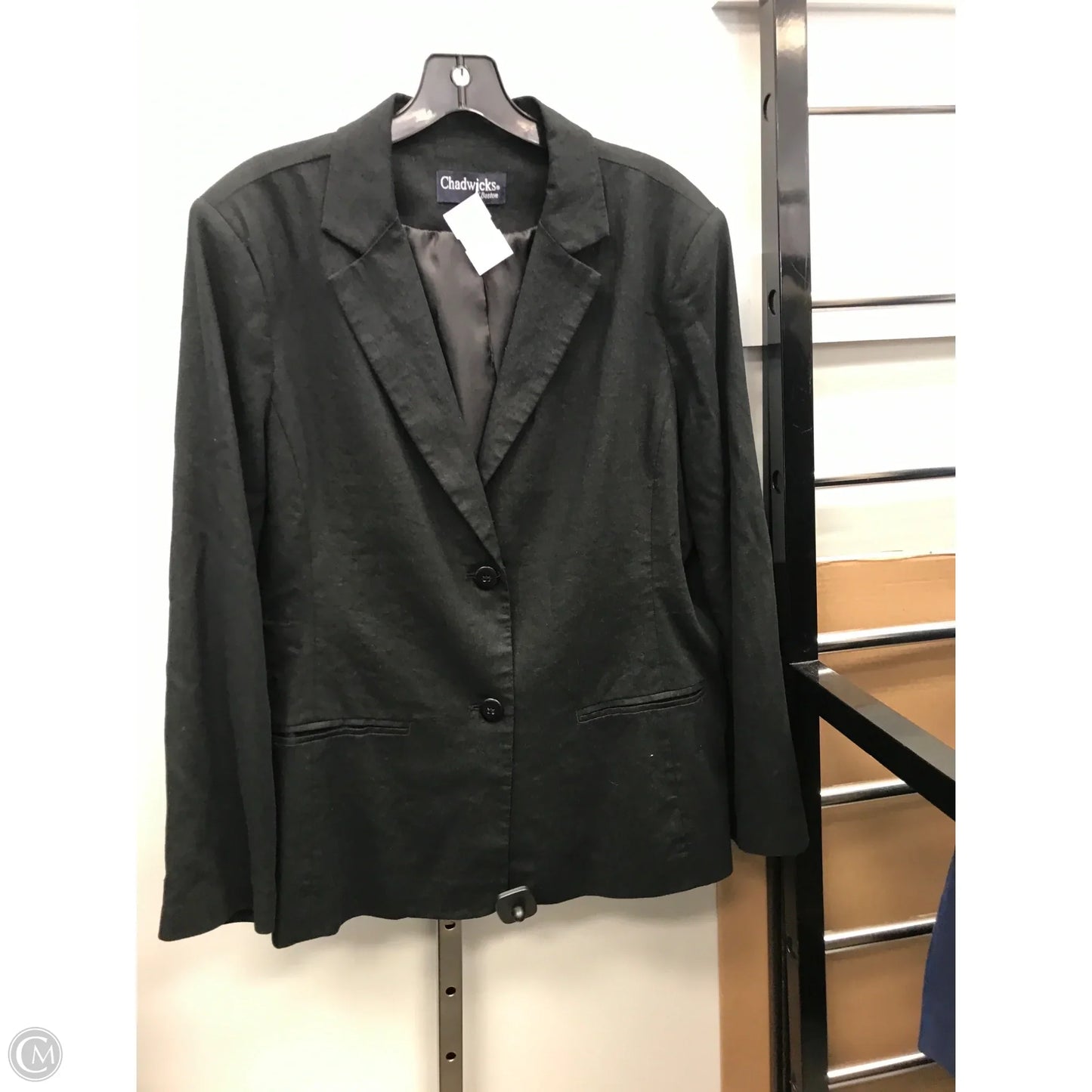Blazer By Chadwicks In Black, Size: 16
