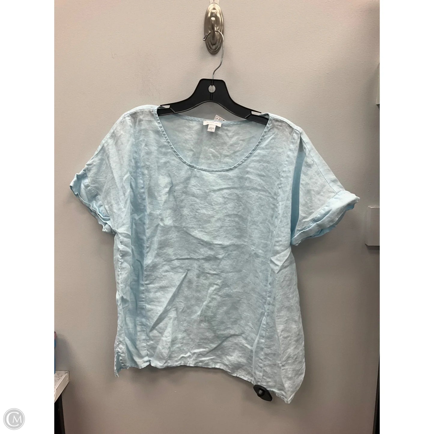 Top Short Sleeve By Pure Jill In Blue, Size: S