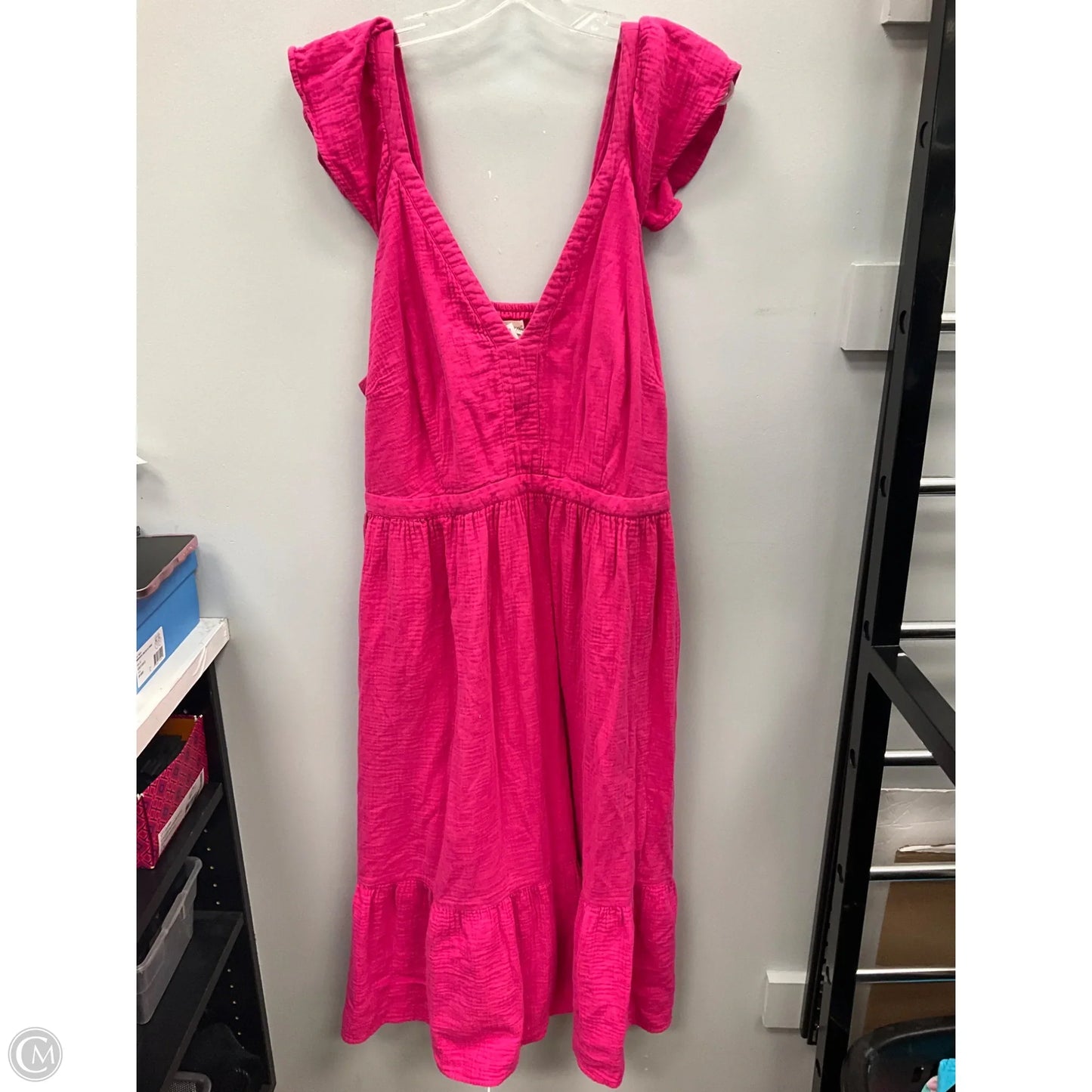 Dress Casual Midi By Universal Thread In Pink, Size: 1x