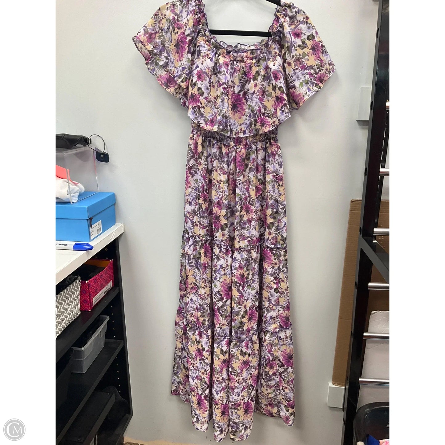 Dress Casual Maxi By Rabbit In Floral Print, Size: 6