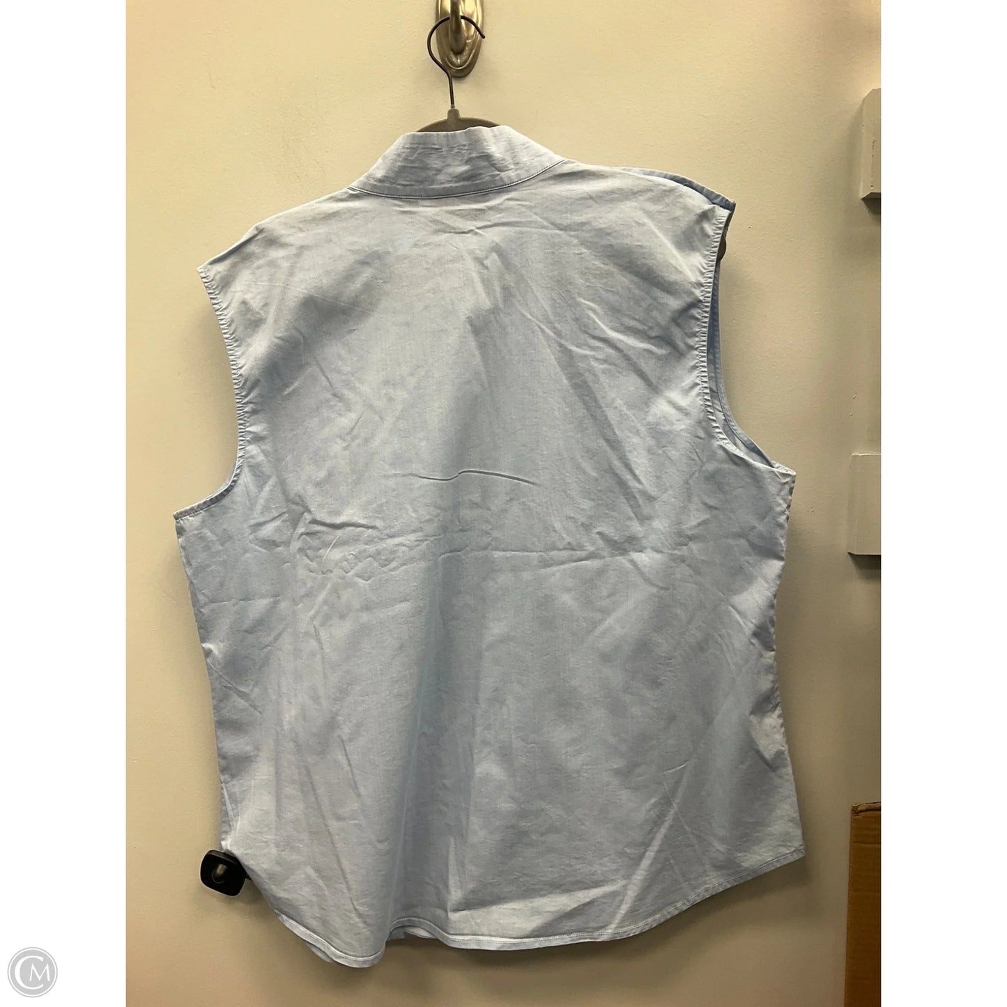 Top Sleeveless By New York And Co In Blue, Size: Xl