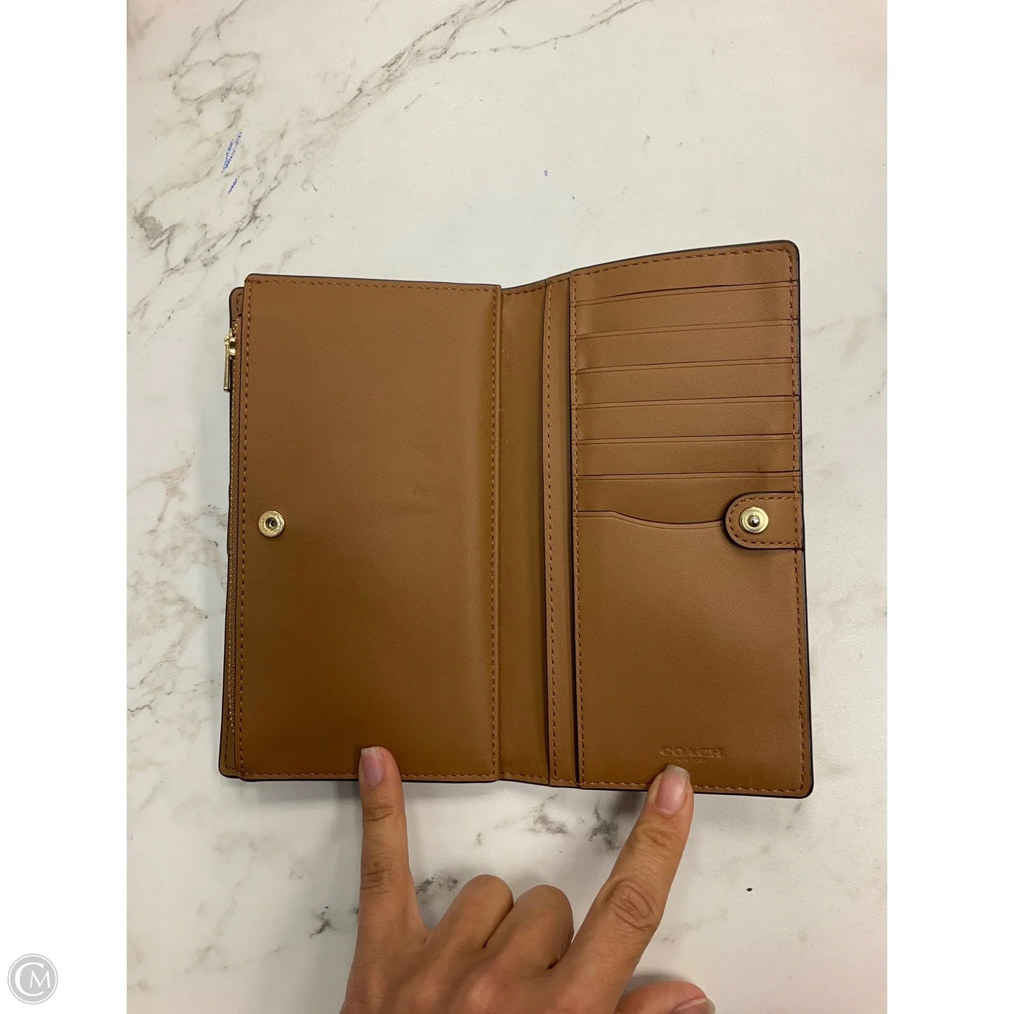Wallet Designer By Coach, Size: Large