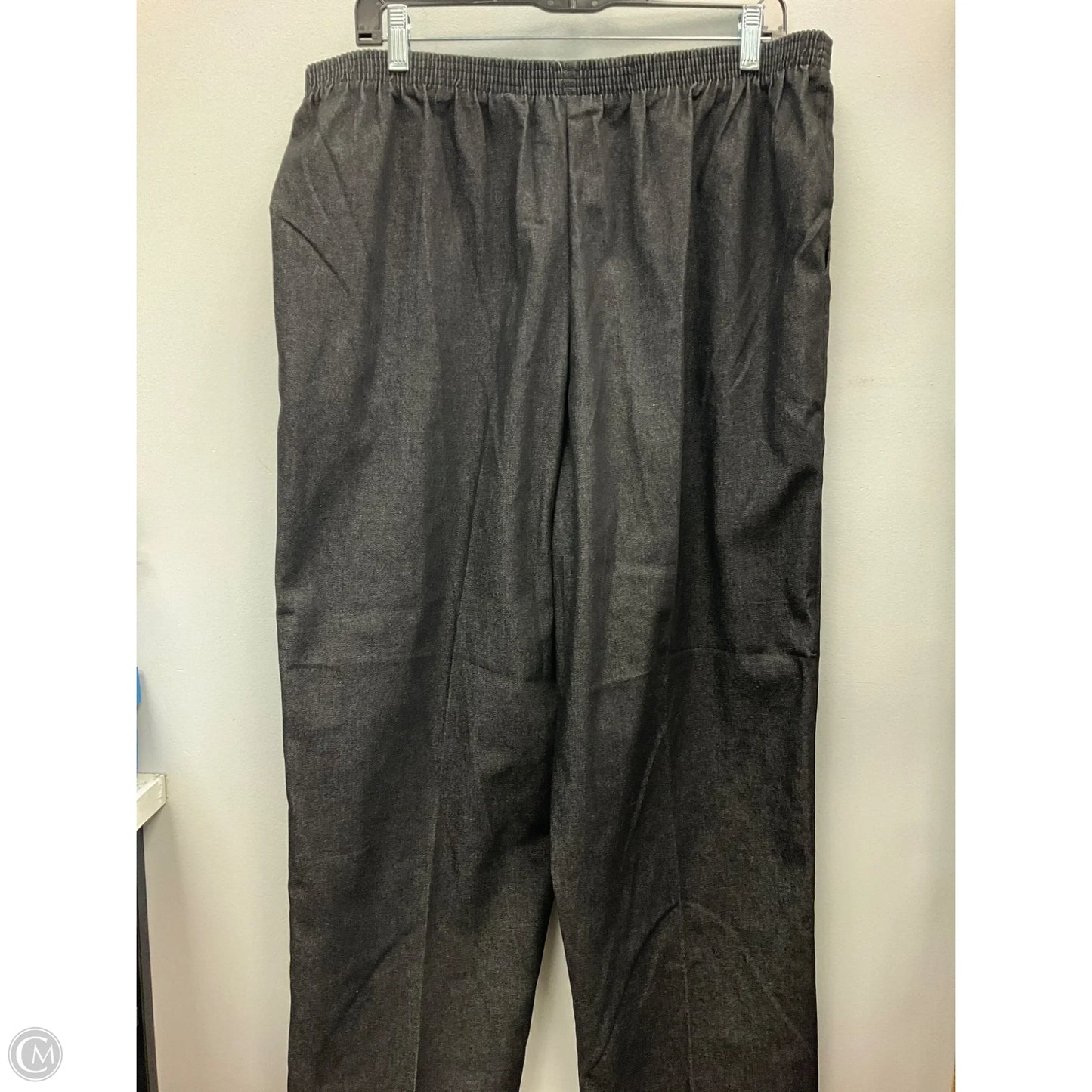 Pants Wide Leg By Alfred Dunner In Grey, Size: 18