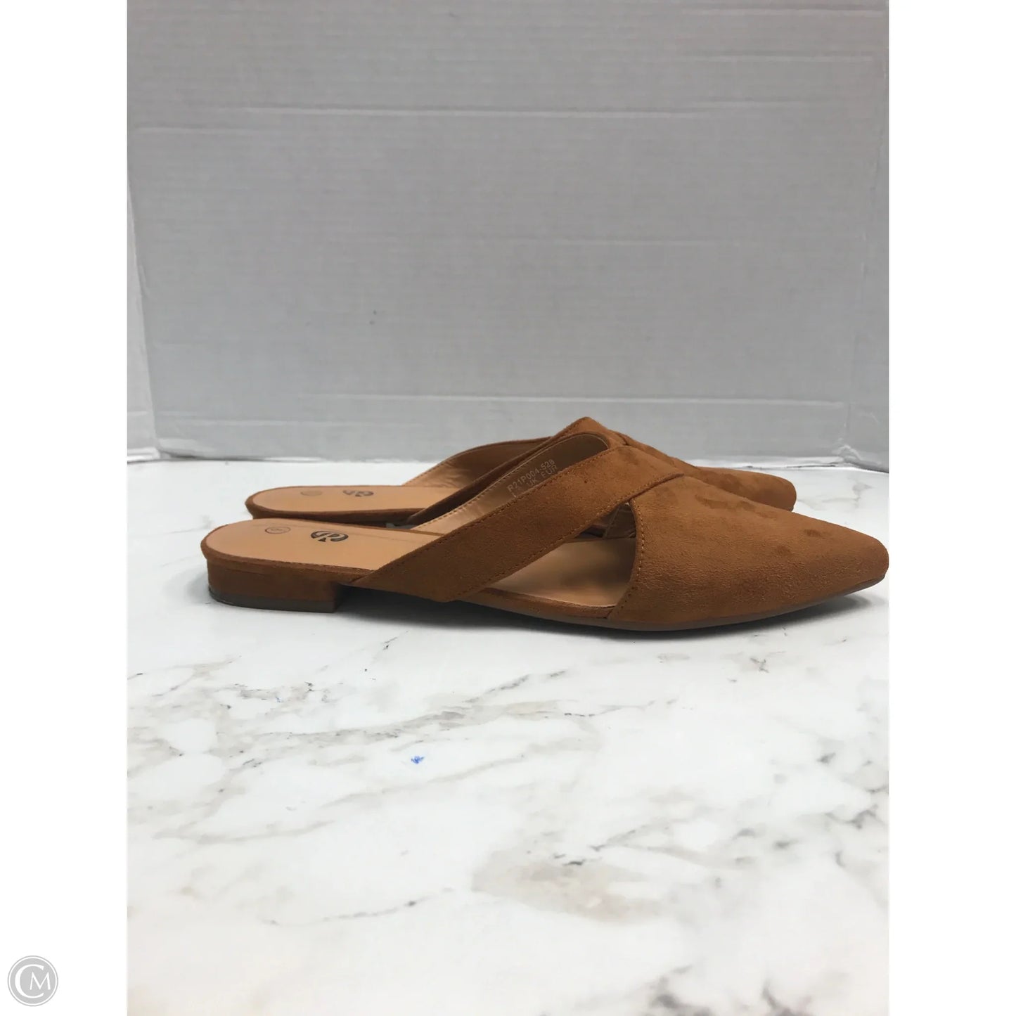 Shoes Flats By Clothes Mentor In Tan, Size: 9