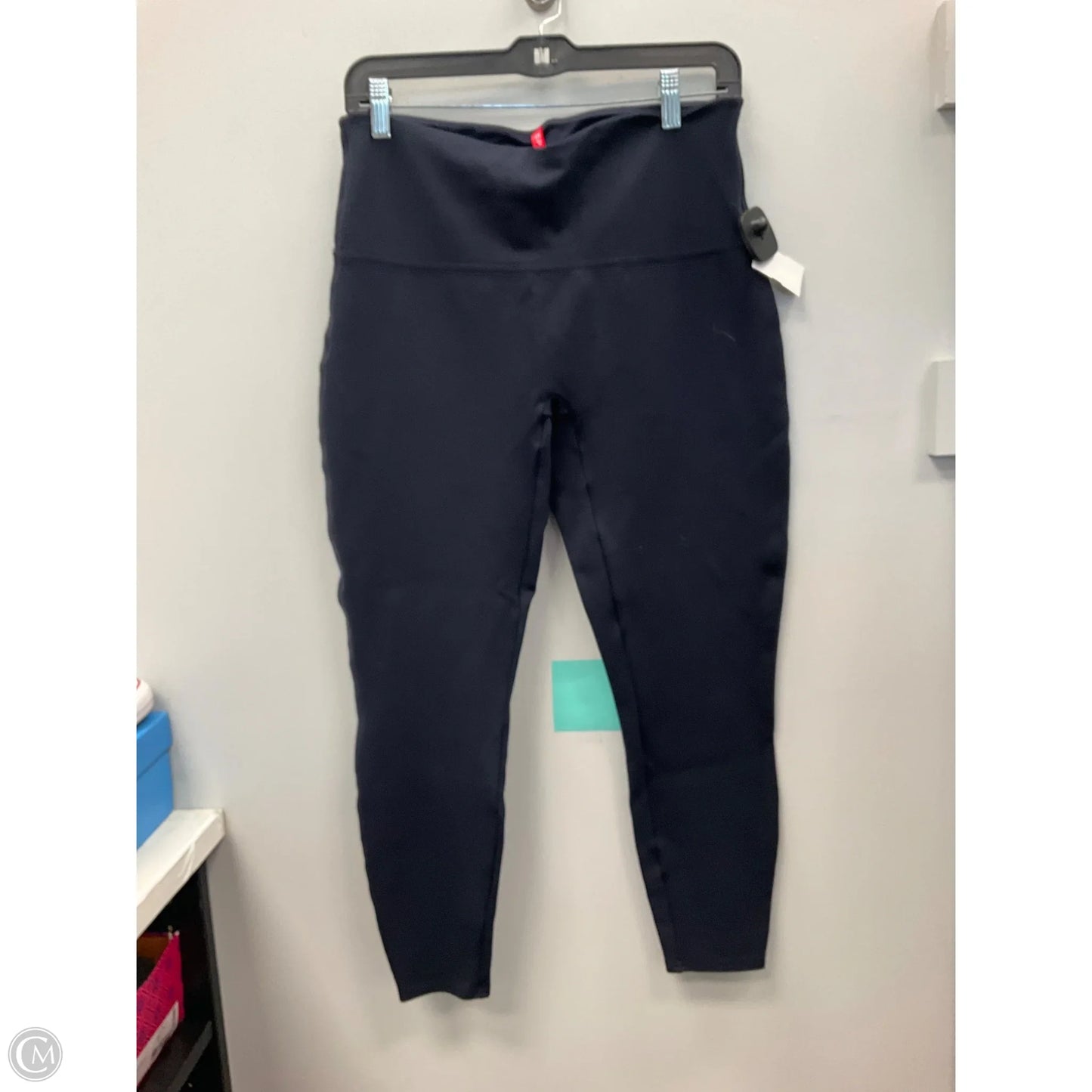 Pants Leggings By Spanx In Navy, Size: L