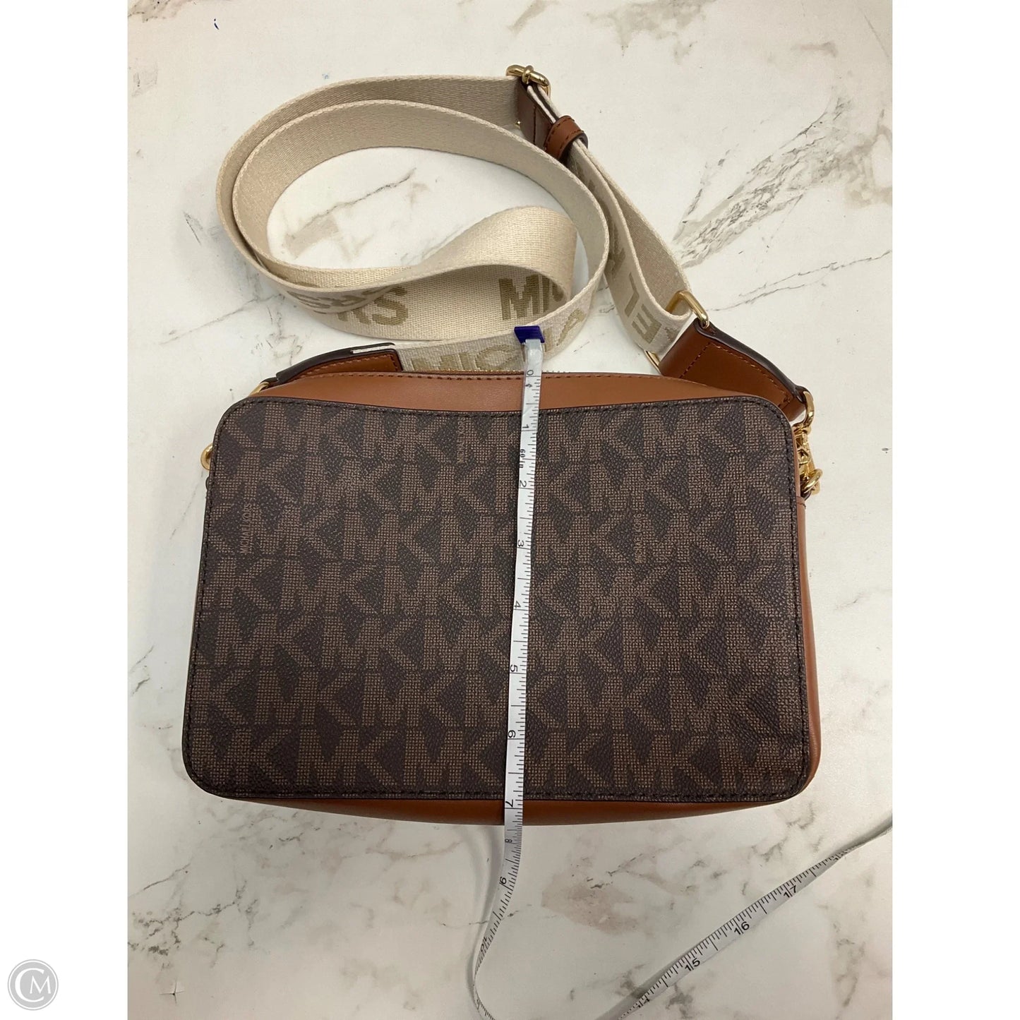 Crossbody Designer By Michael Kors, Size: Large