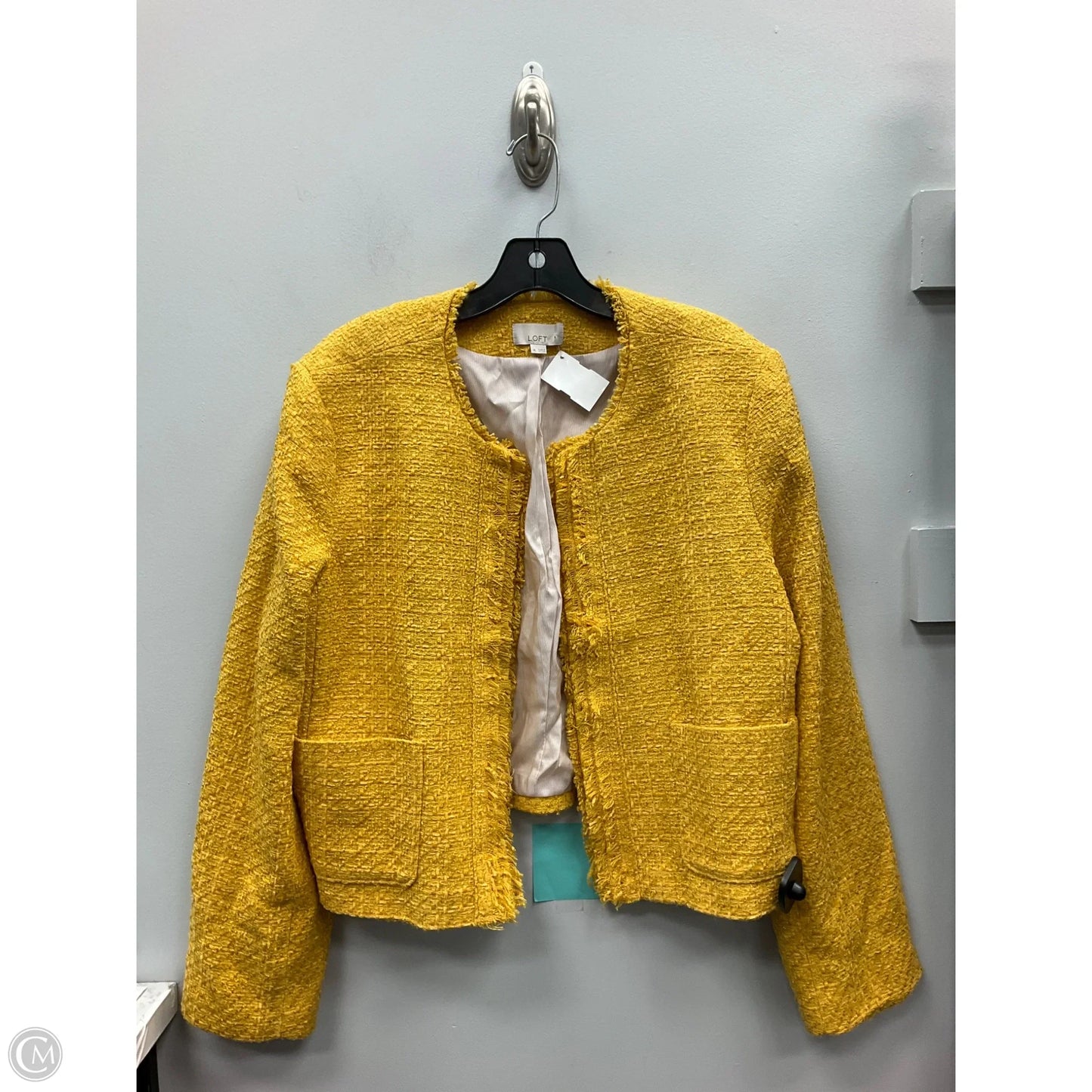 Jacket Other By Loft In Gold, Size: Xl