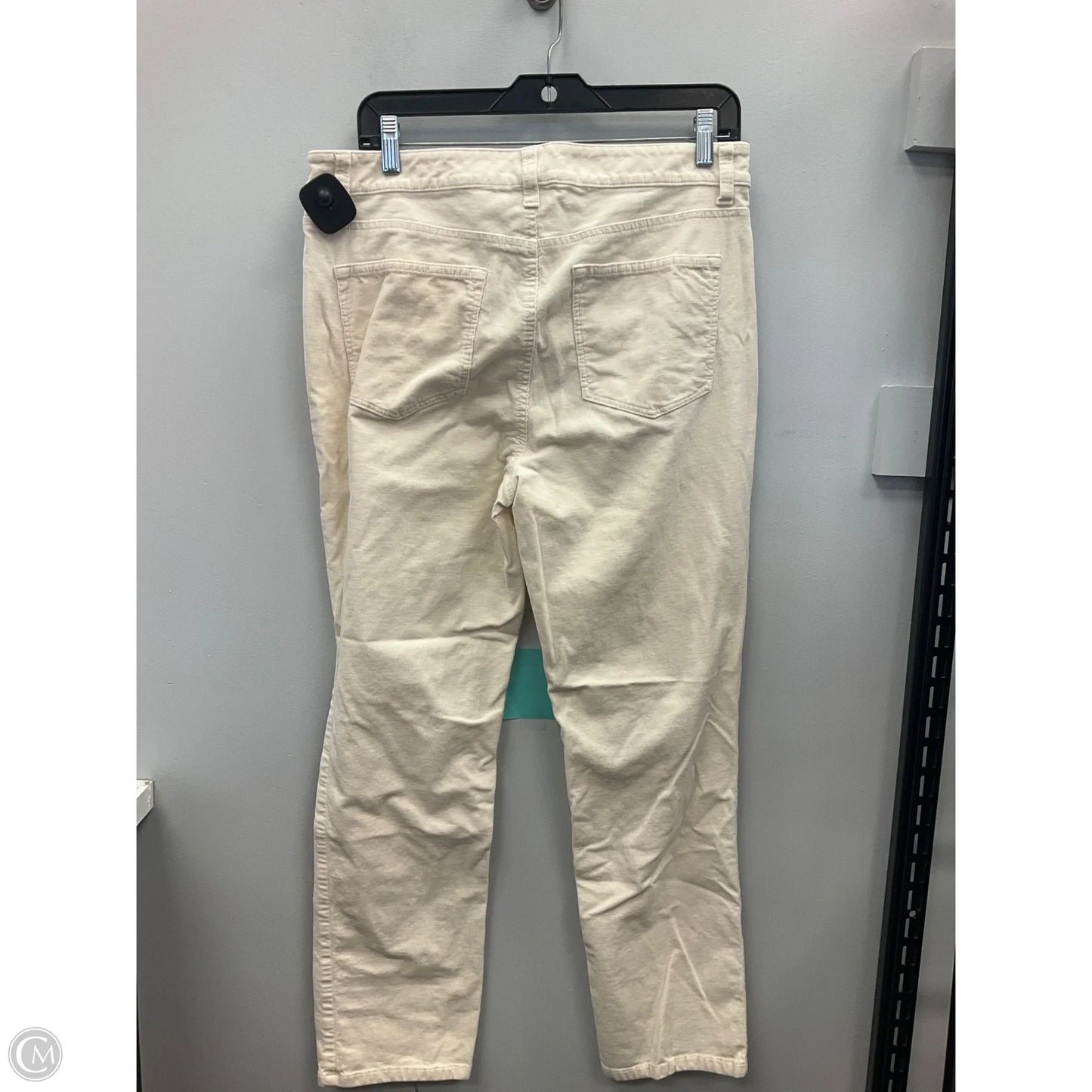 Pants Corduroy By Talbots In Cream, Size: 12p