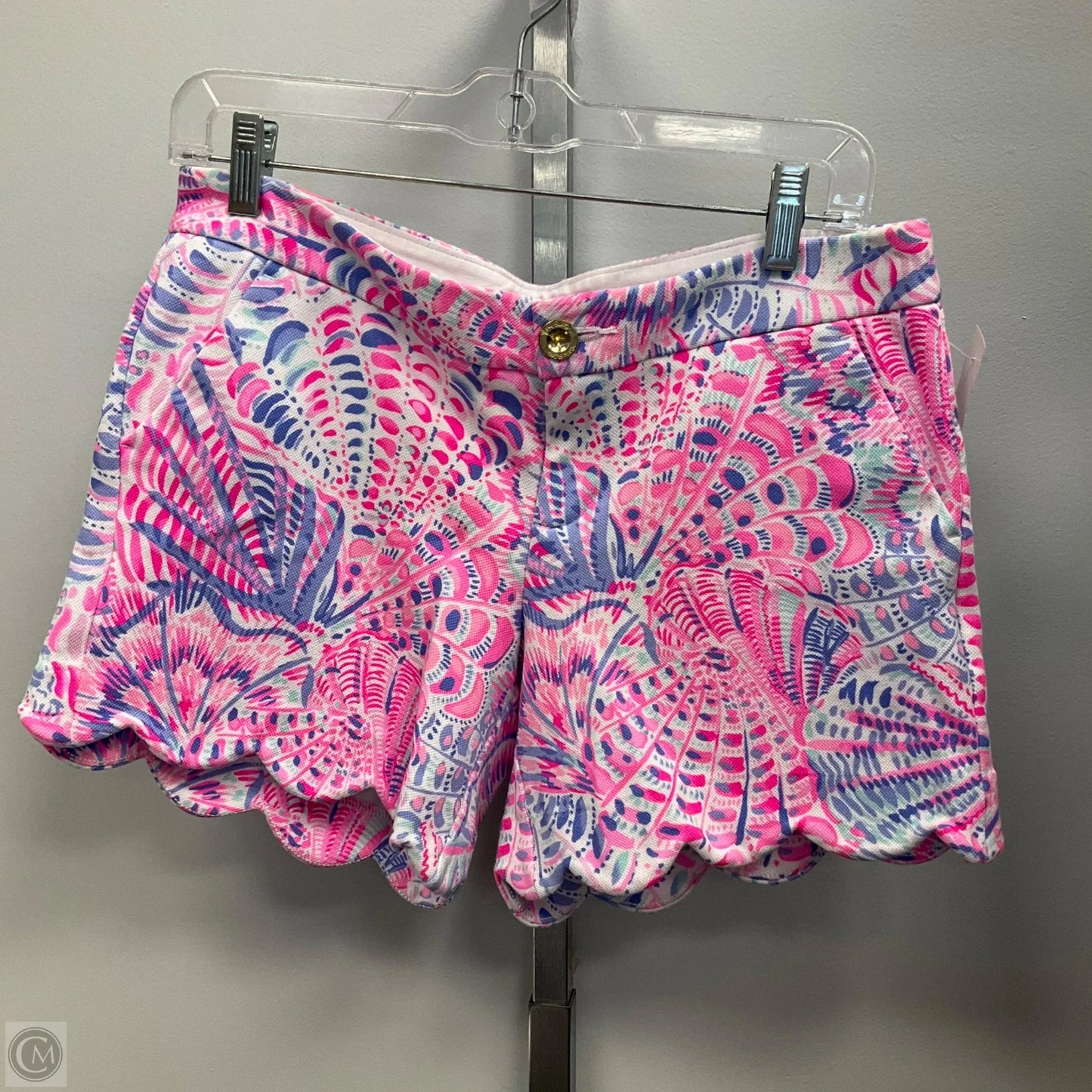 Shorts Designer By Lilly Pulitzer In Pink & White, Size: 6