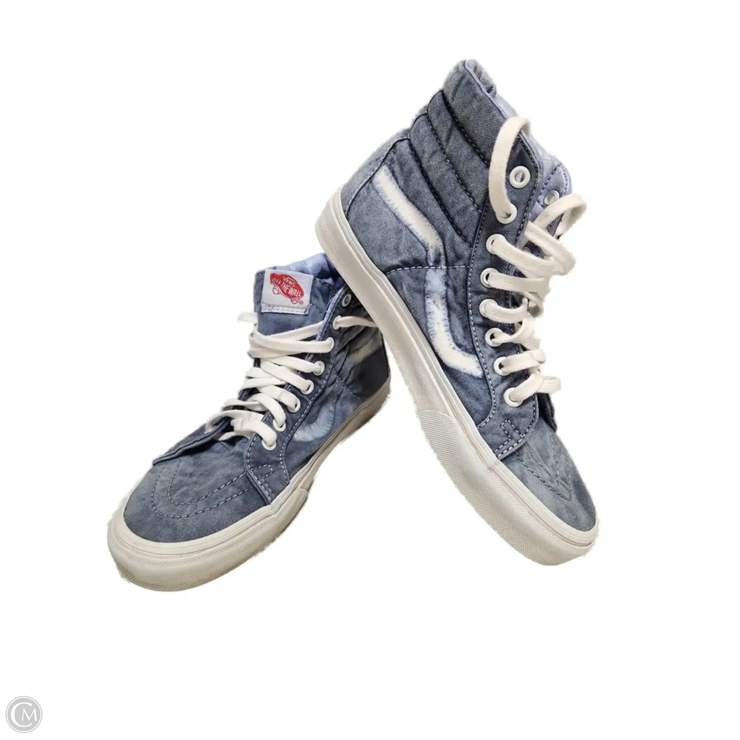 Shoes Sneakers By Vans In Blue, Size: 8