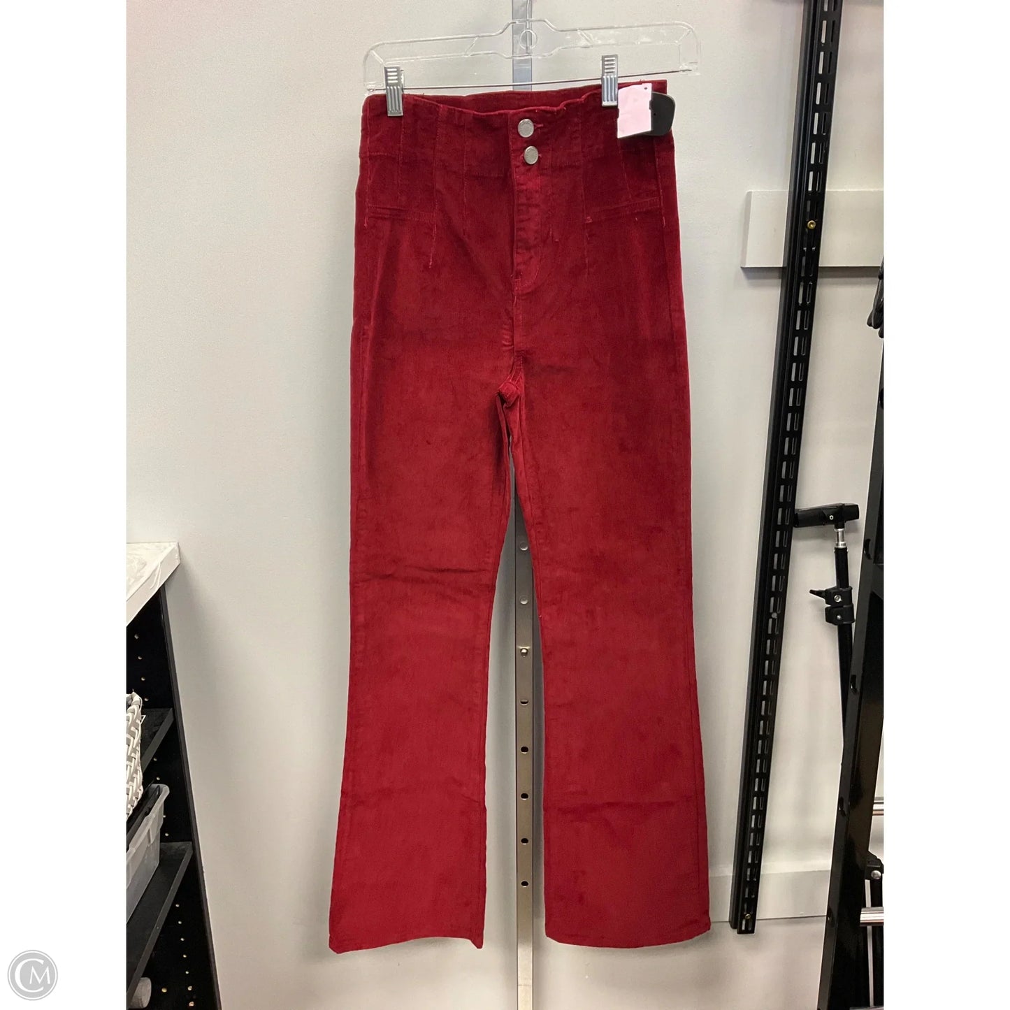 Pants Corduroy By Avec Les Filles In Red, Size: 2