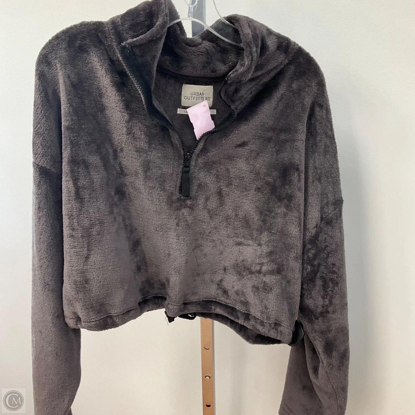 Sweatshirt Collar By Urban Outfitters In Grey, Size: L