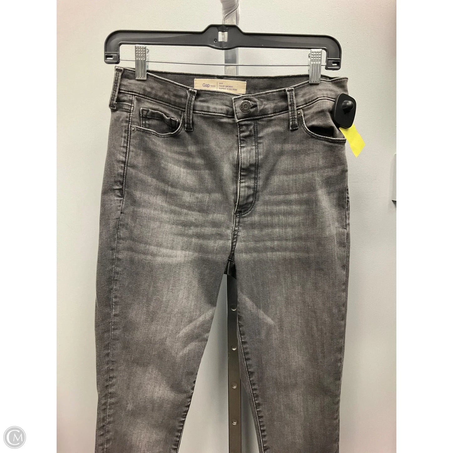 Jeans Skinny By Gap In Grey Denim, Size: 10