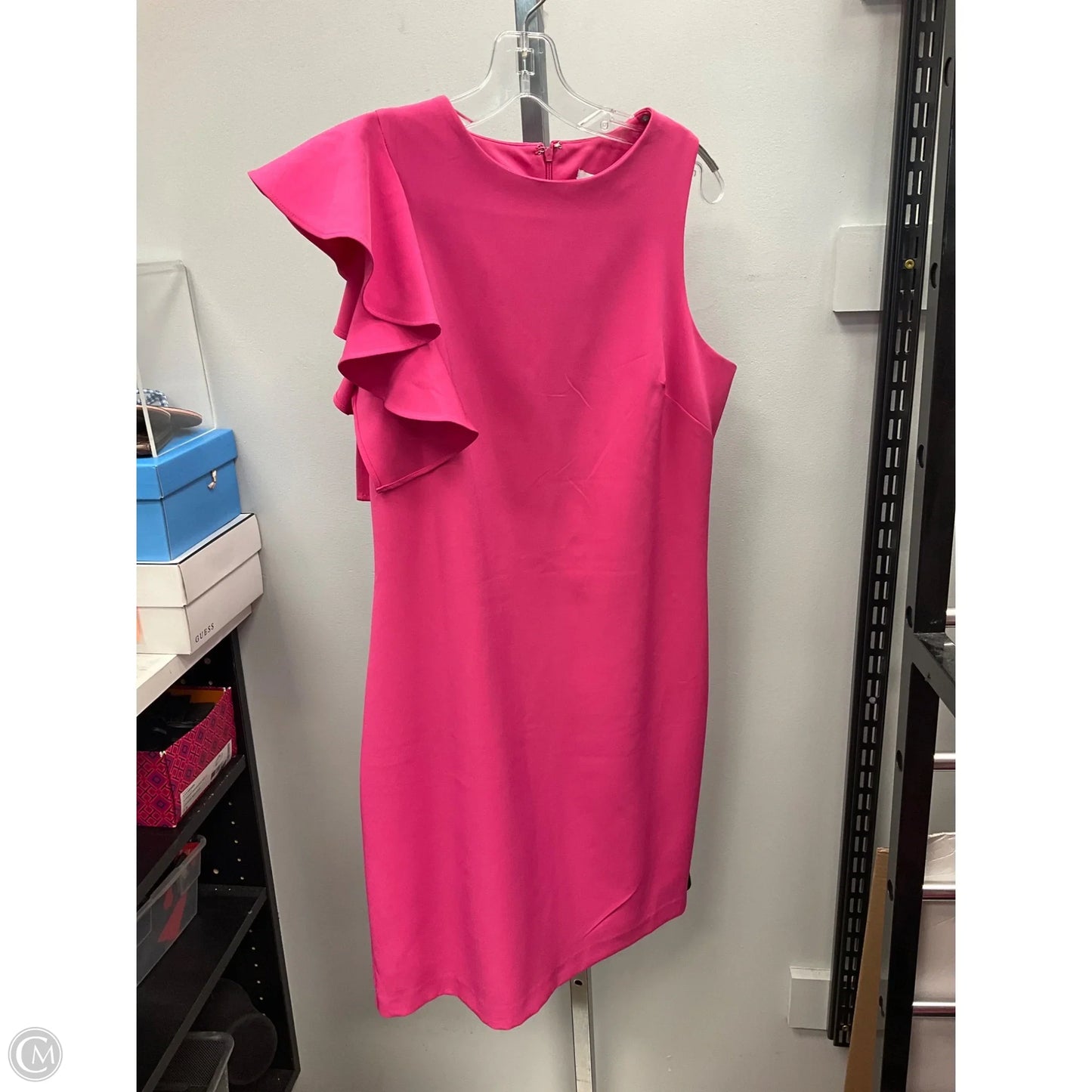 Dress Casual Midi By Julian Taylor In Pink, Size: 8