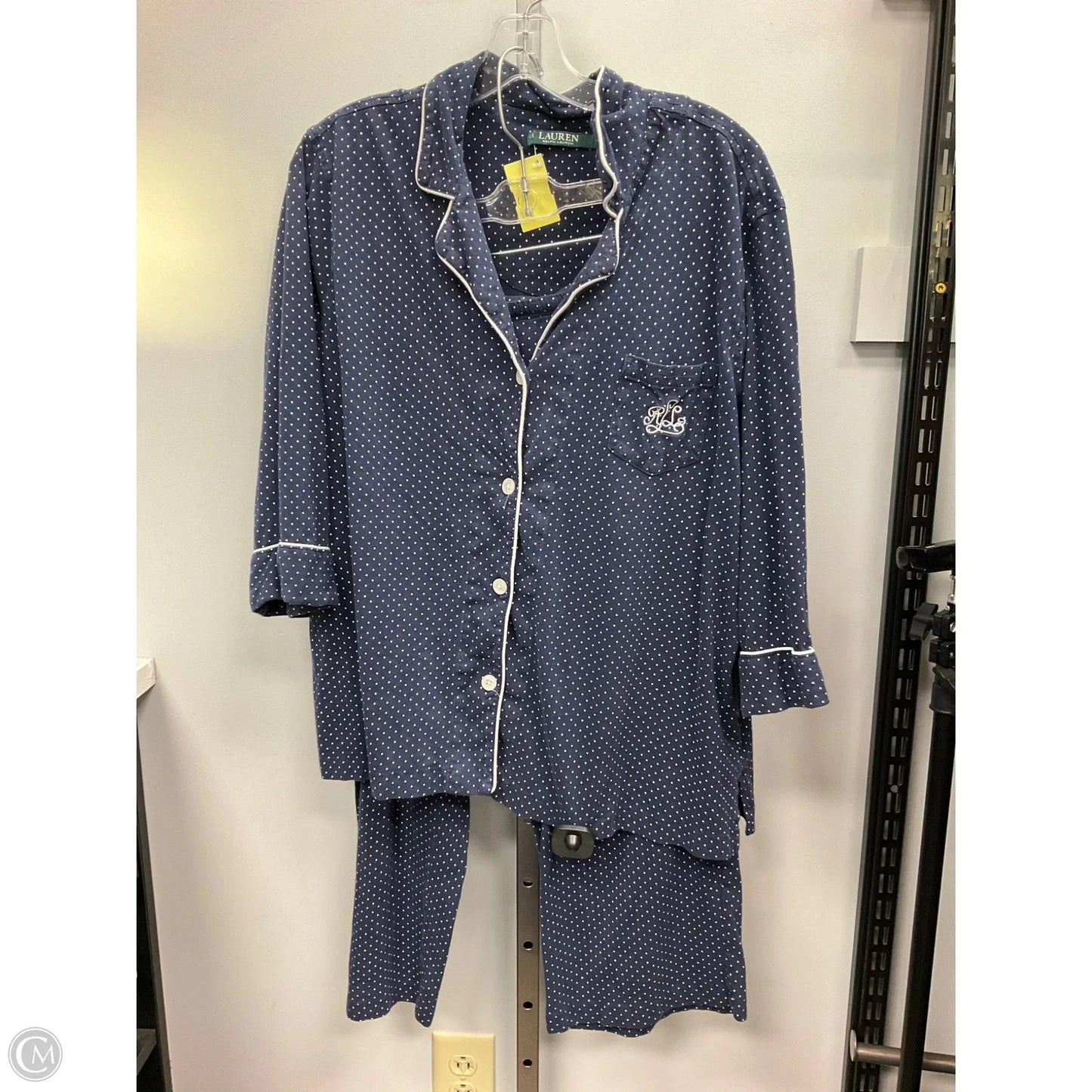 Pajamas 2pc By Lauren By Ralph Lauren In Navy, Size: Xl