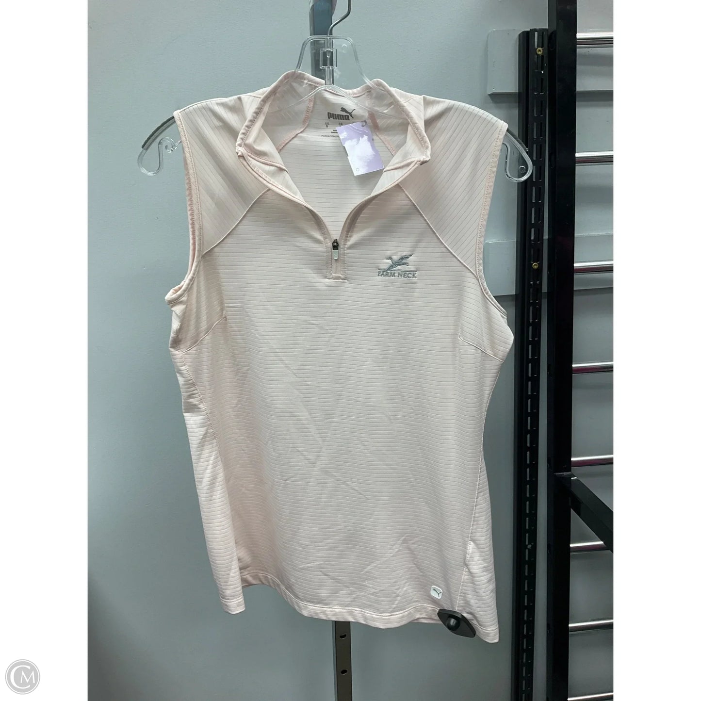 Athletic Tank Top By Puma In Pink, Size: S