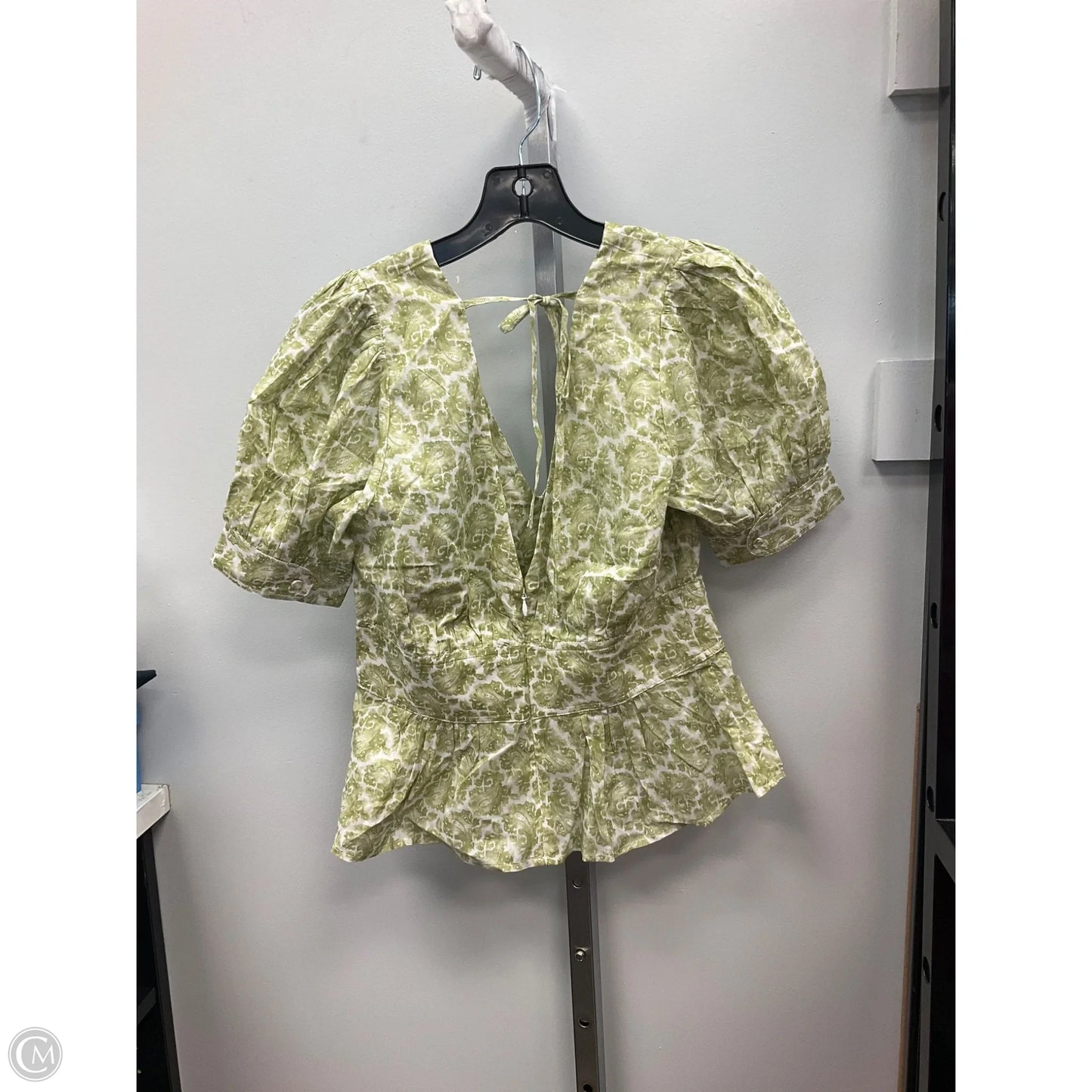 Top Short Sleeve By J. Crew In Green, Size: S
