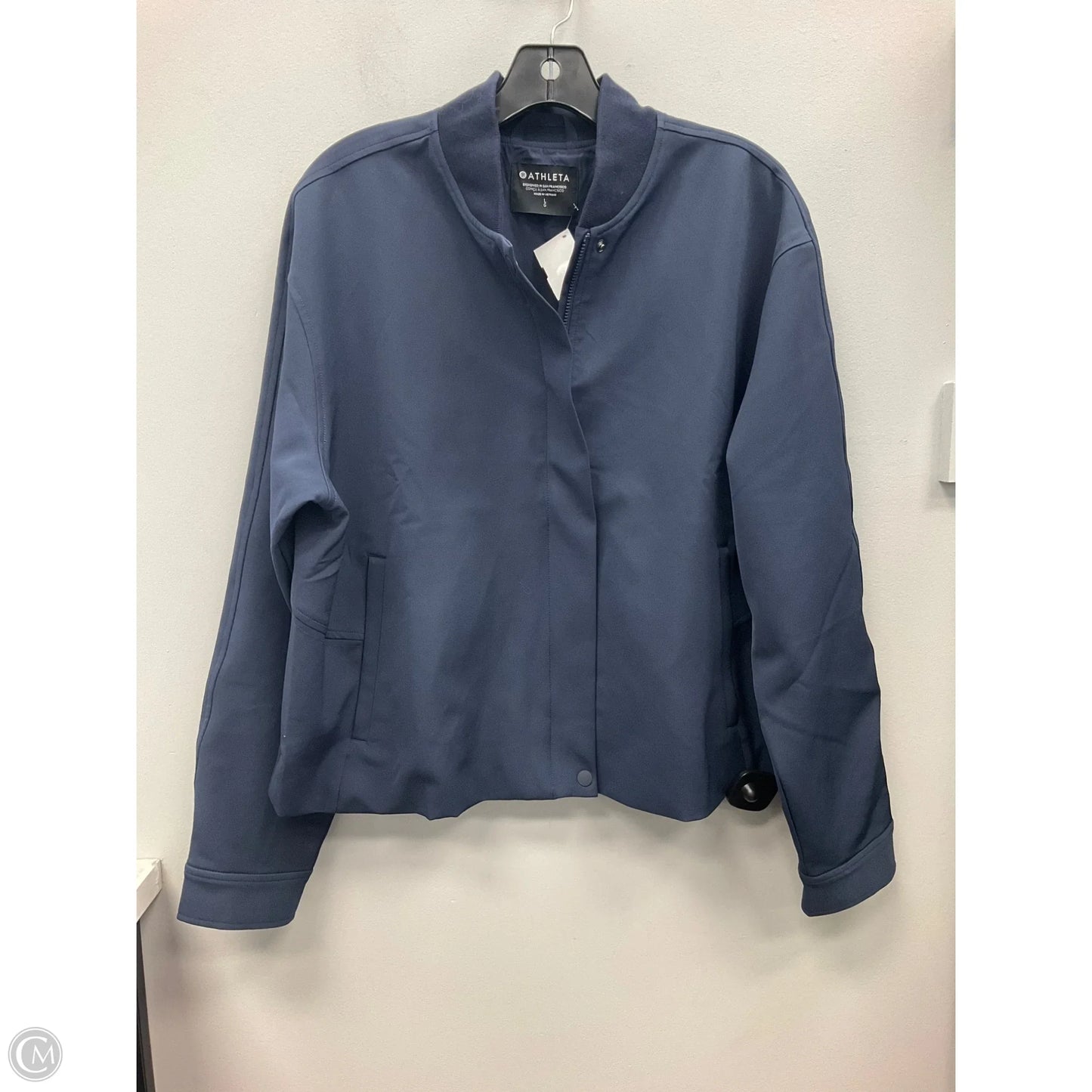 Athletic Jacket By Athleta In Navy, Size: L