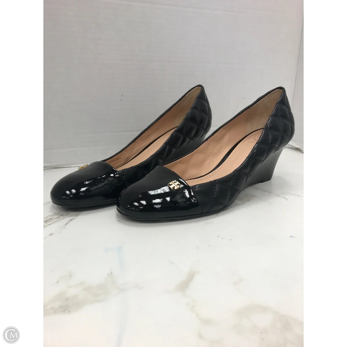 Shoes Designer By Tory Burch In Black, Size: 7.5