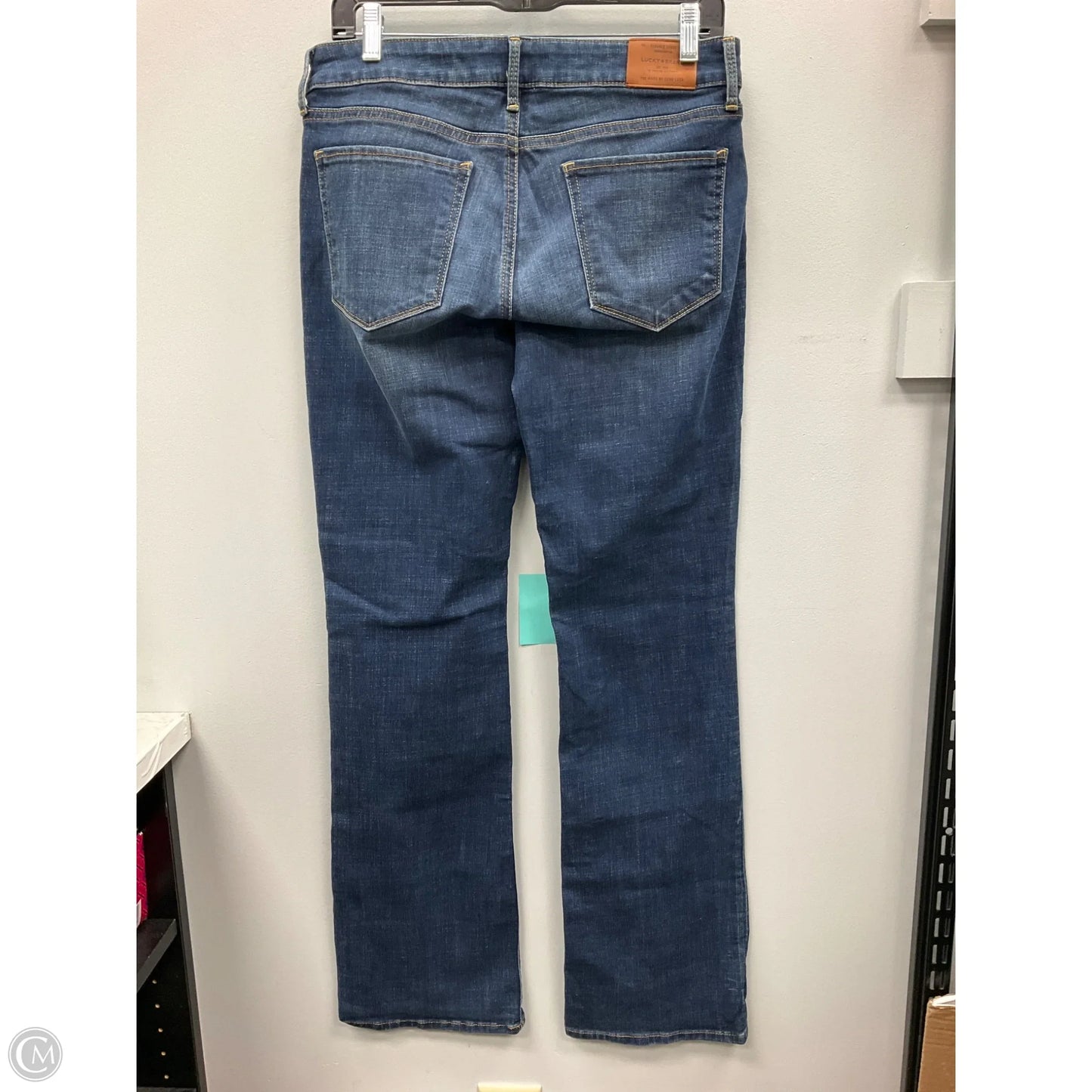 Jeans Straight By Lucky Brand In Blue Denim, Size: 6