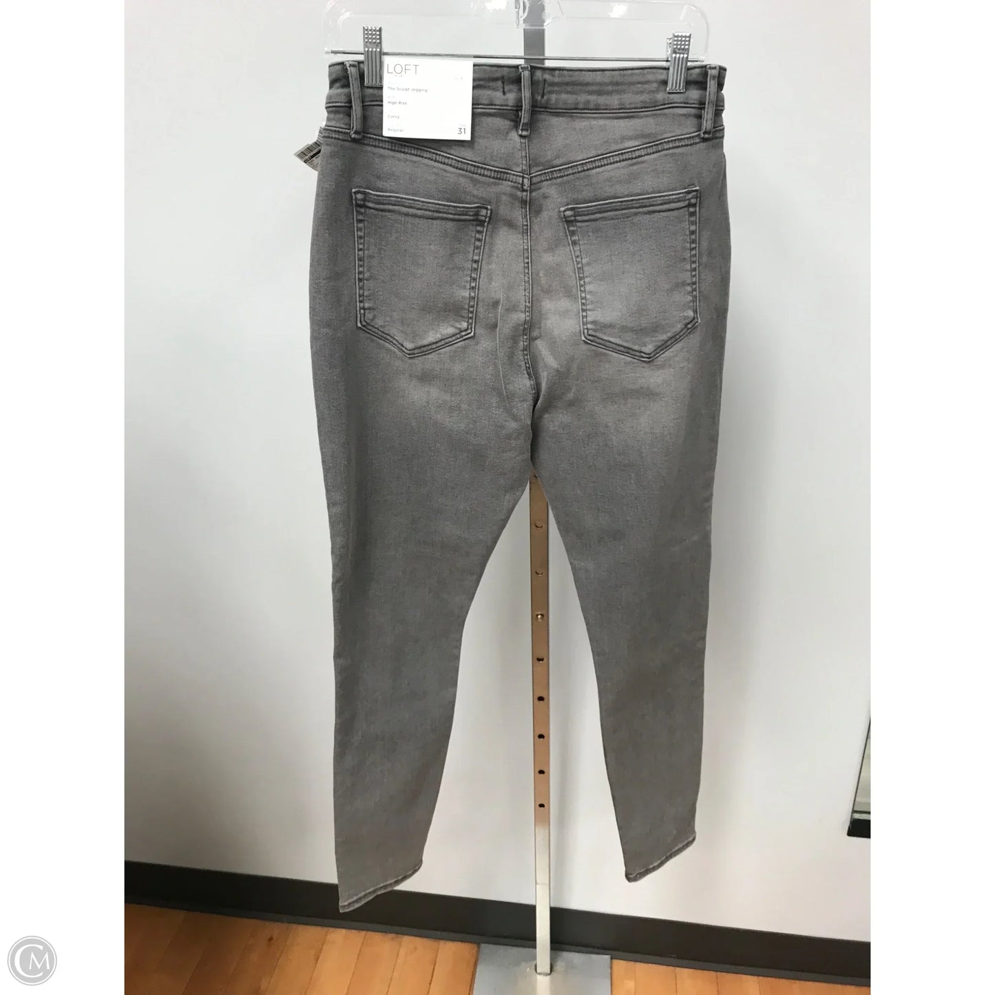 Jeans Jeggings By Loft In Grey, Size: 12