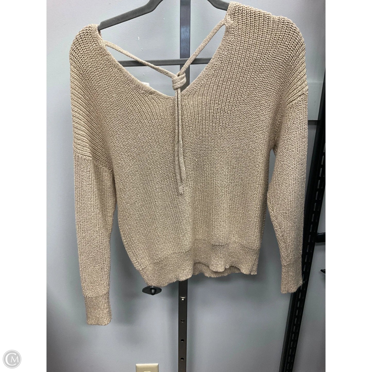 Sweater By Loft In Gold, Size: S