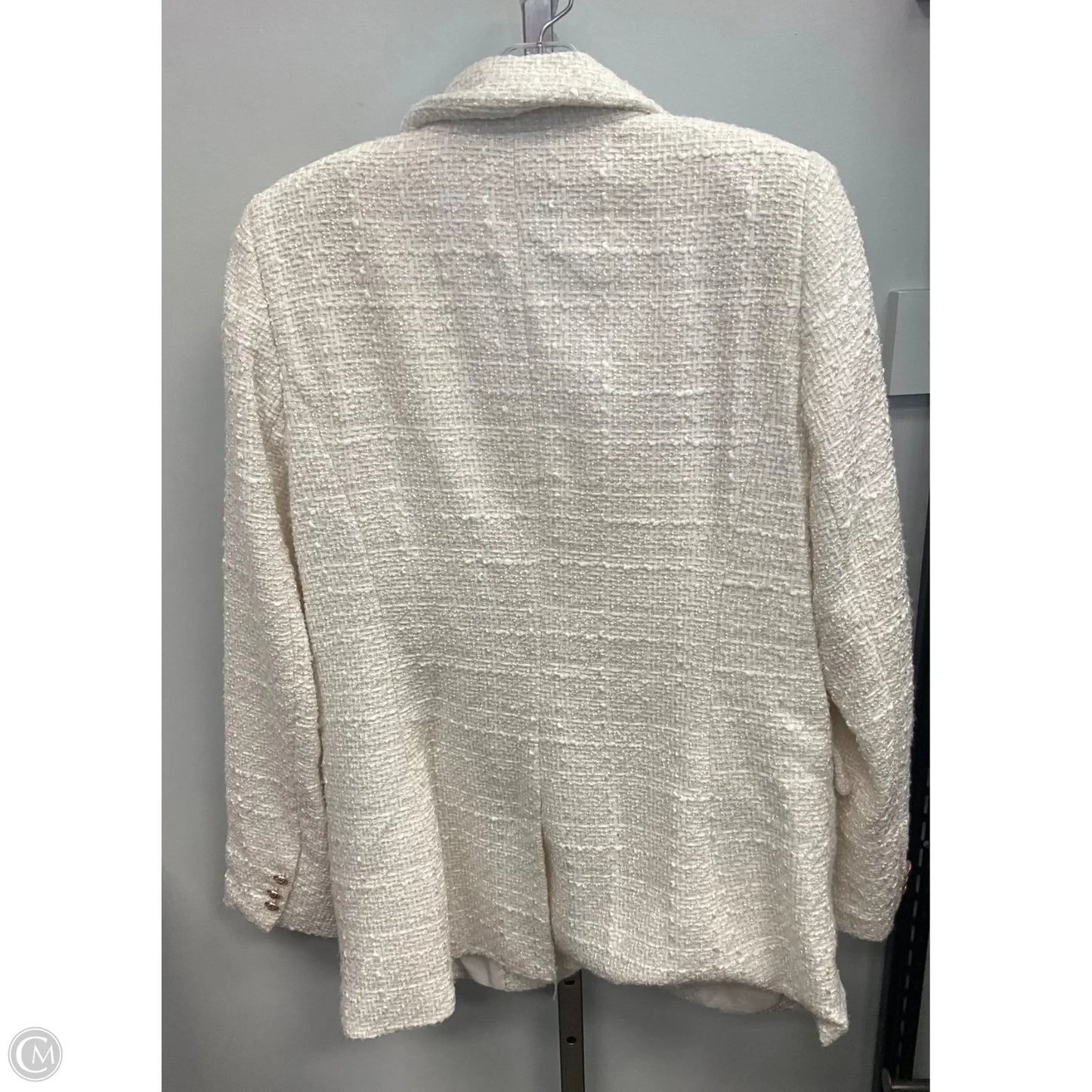 Blazer By Maison Damelie In Cream, Size: M