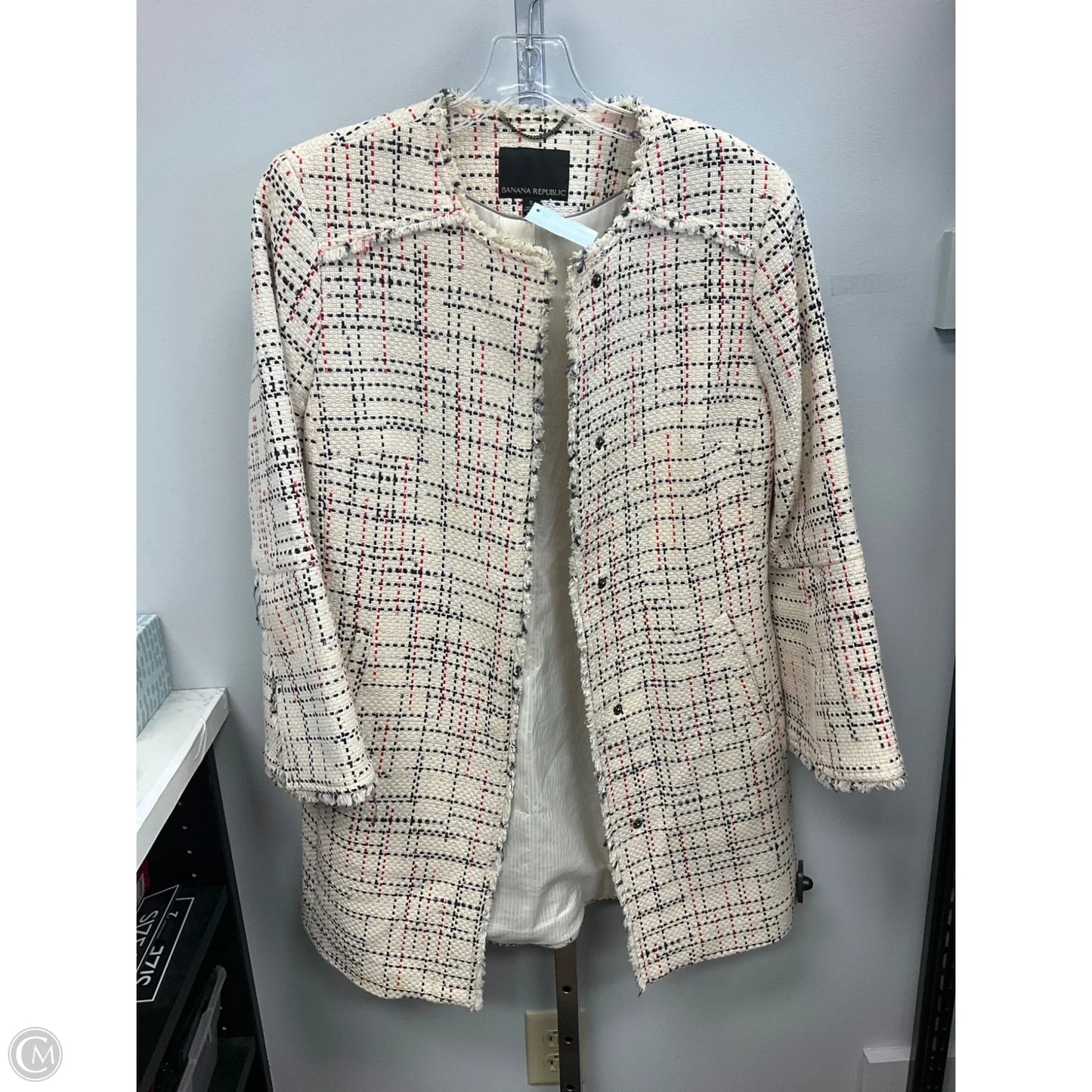 Blazer By Banana Republic In Cream, Size: S