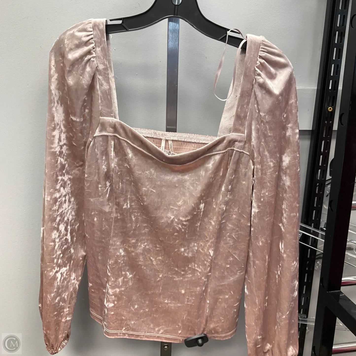 Top Long Sleeve By Anthropologie In Beige, Size: Xl