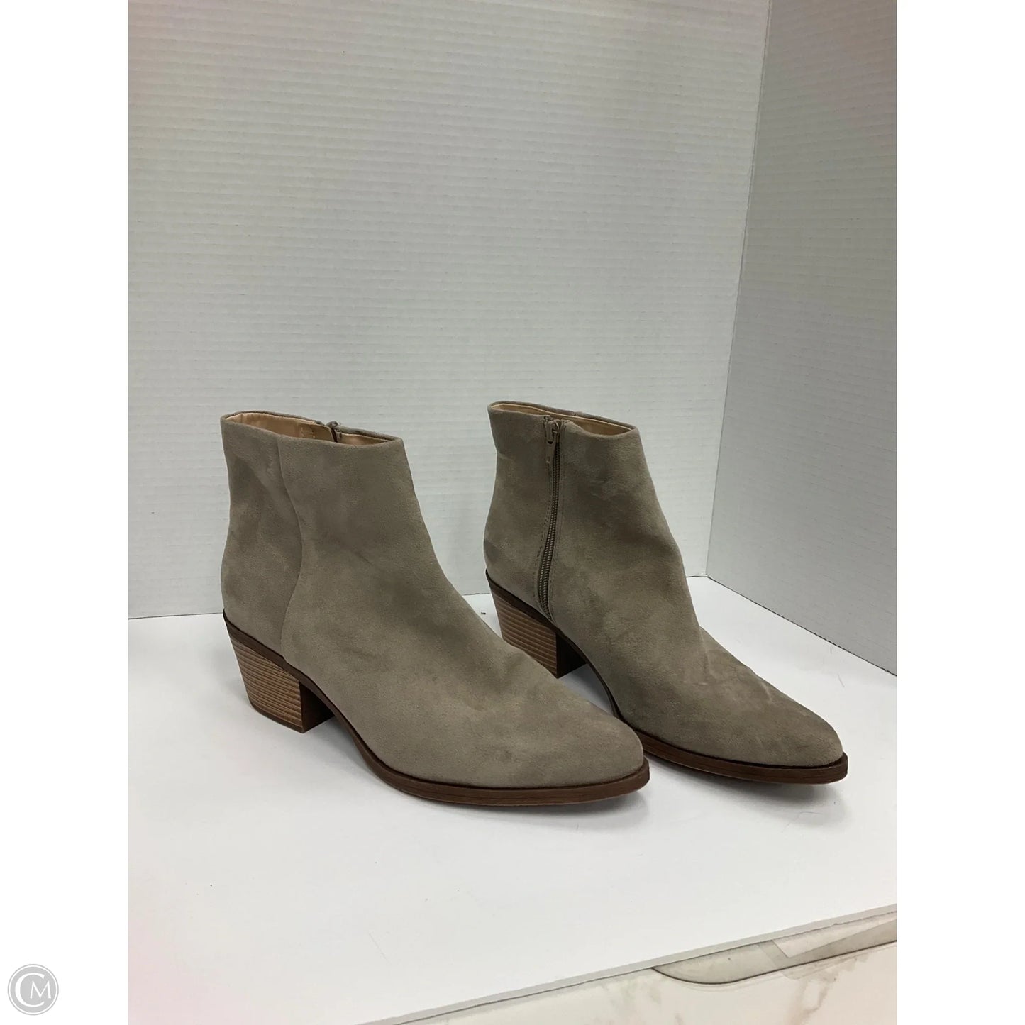 Boots Ankle Heels By Bp In Taupe, Size: 9.5