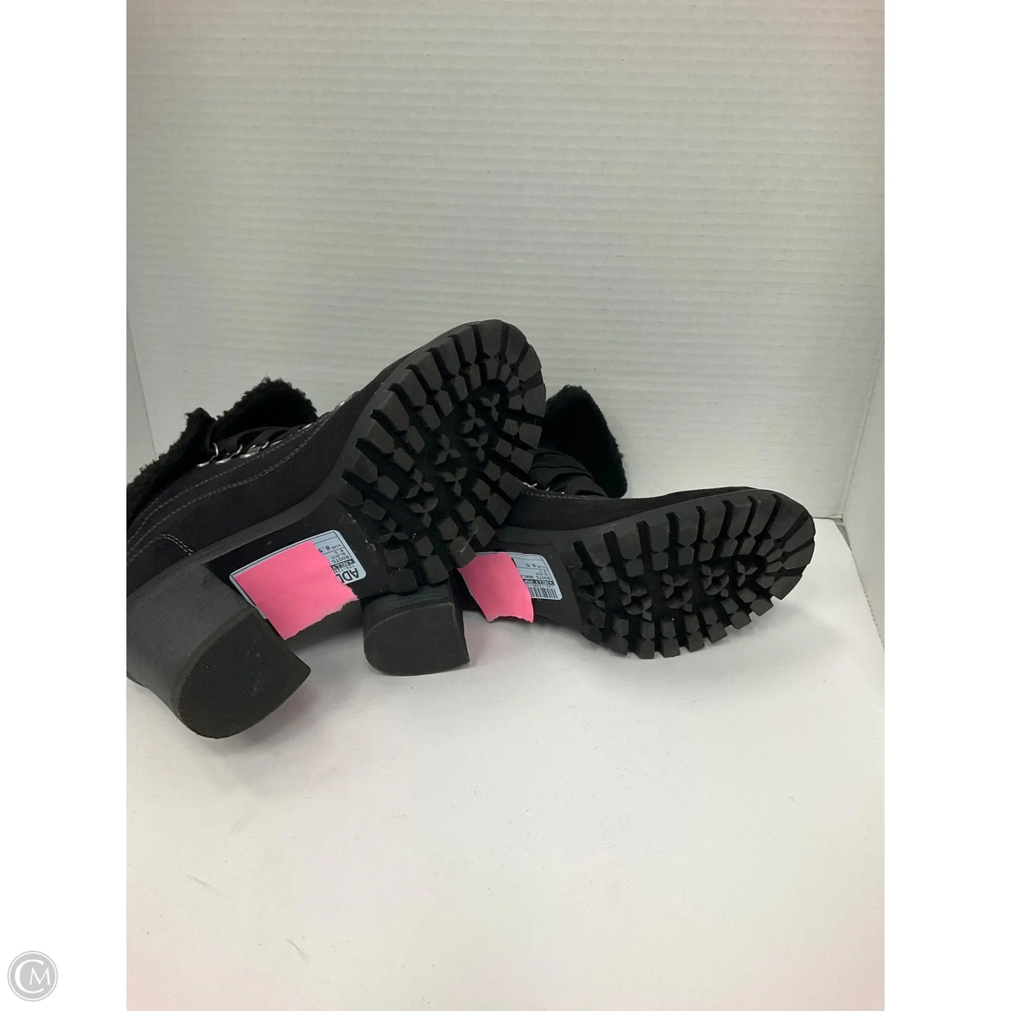 Boots Ankle Heels By Jelly Pop In Black, Size: 8.5