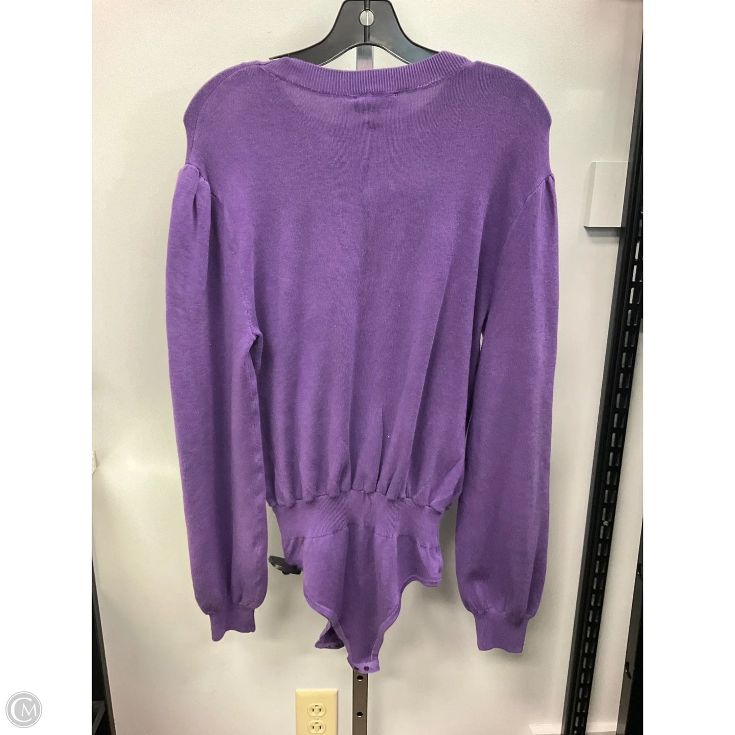 Bodysuit By Clothes Mentor In Purple, Size: Lp