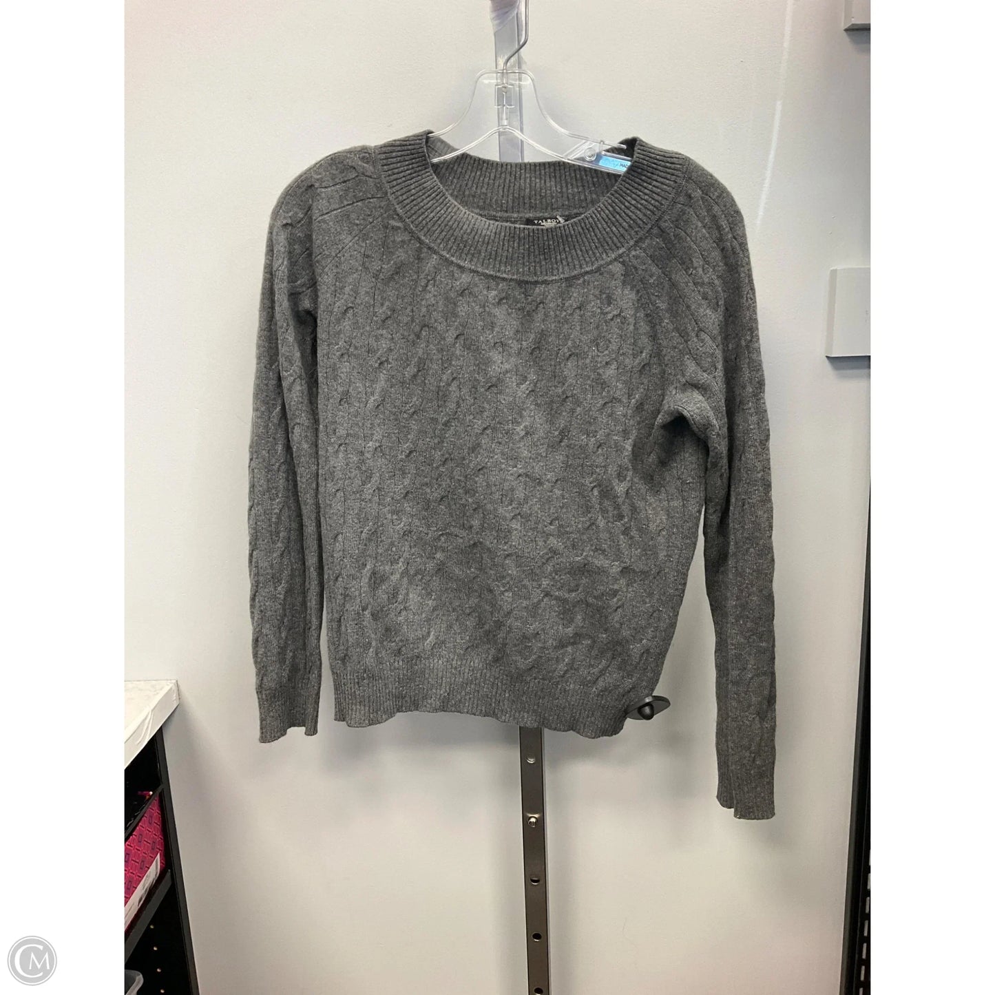 Sweater Cashmere By Talbots In Grey, Size: S