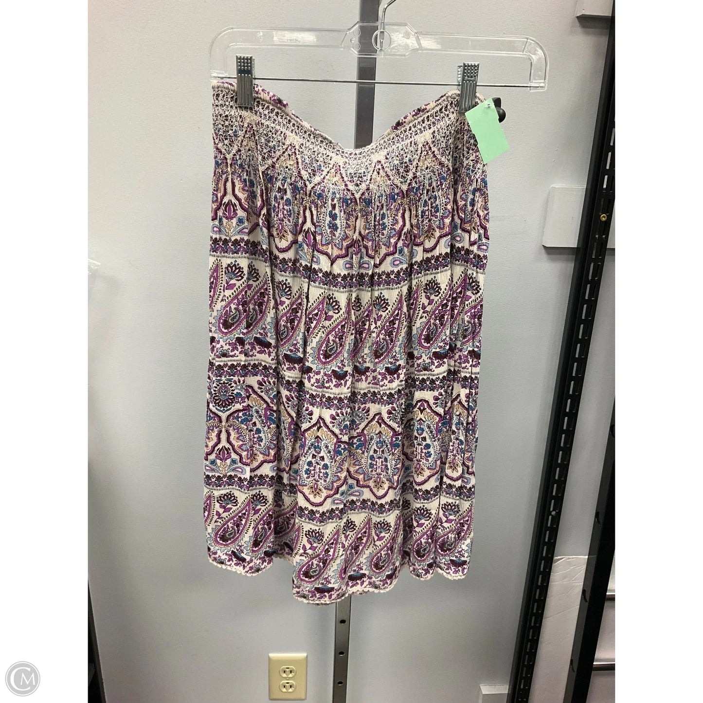 Skirt Mini & Short By Westport In Paisley Print, Size: M