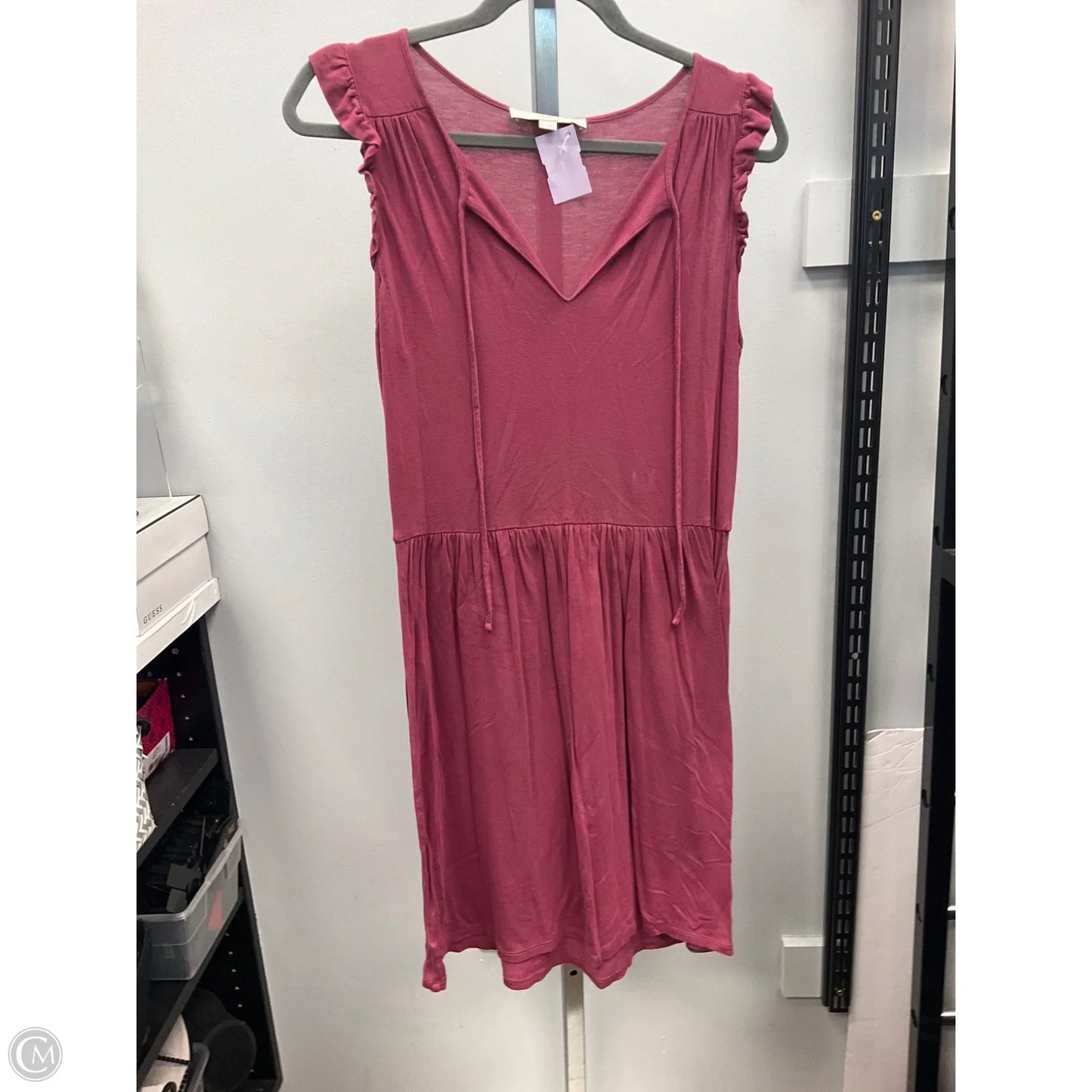 Dress Casual Short By Loft In Pink, Size: S