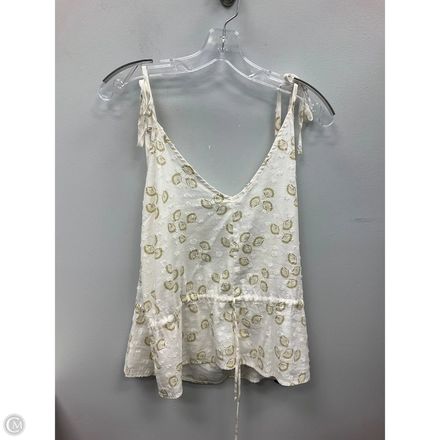 Top Sleeveless By Self Contrast In Floral Print, Size: M