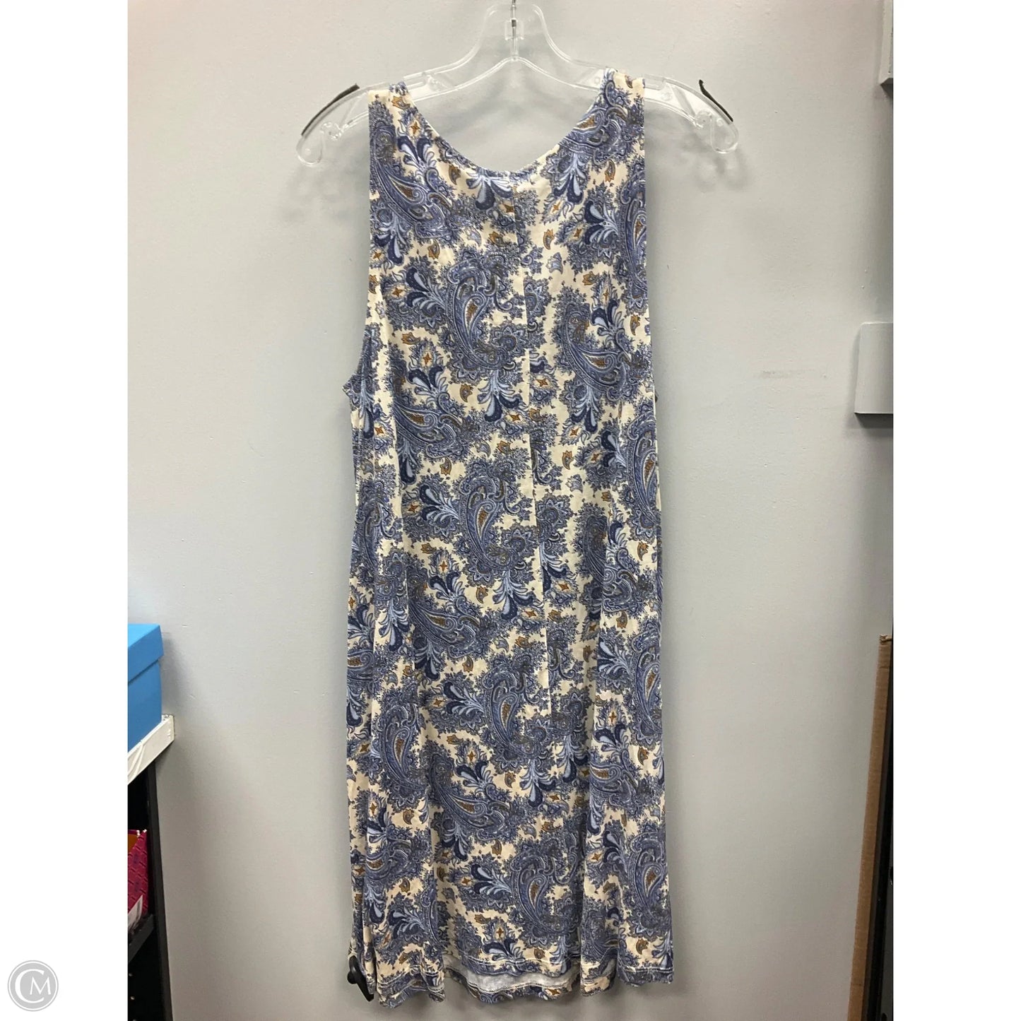 Dress Casual Midi By H&m In Paisley Print, Size: M
