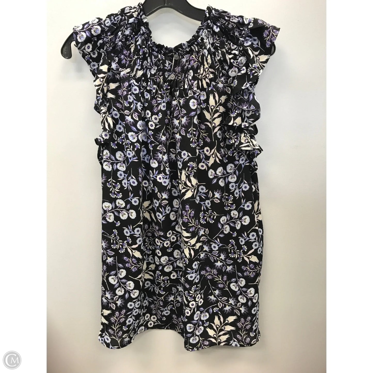 Top Sleeveless By Loft In Floral Print, Size: Xl